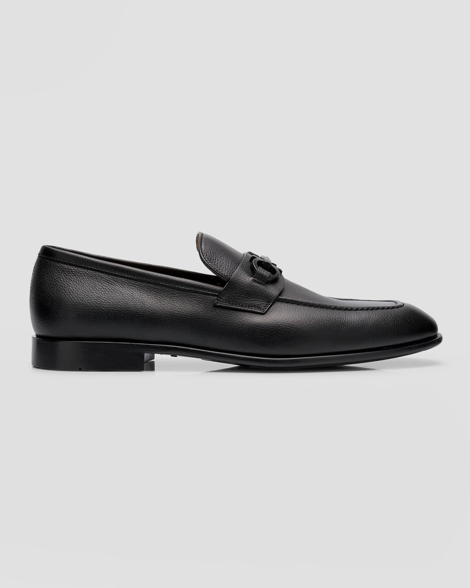 Men's Foster Leather Gancini Bit Loafers 0
