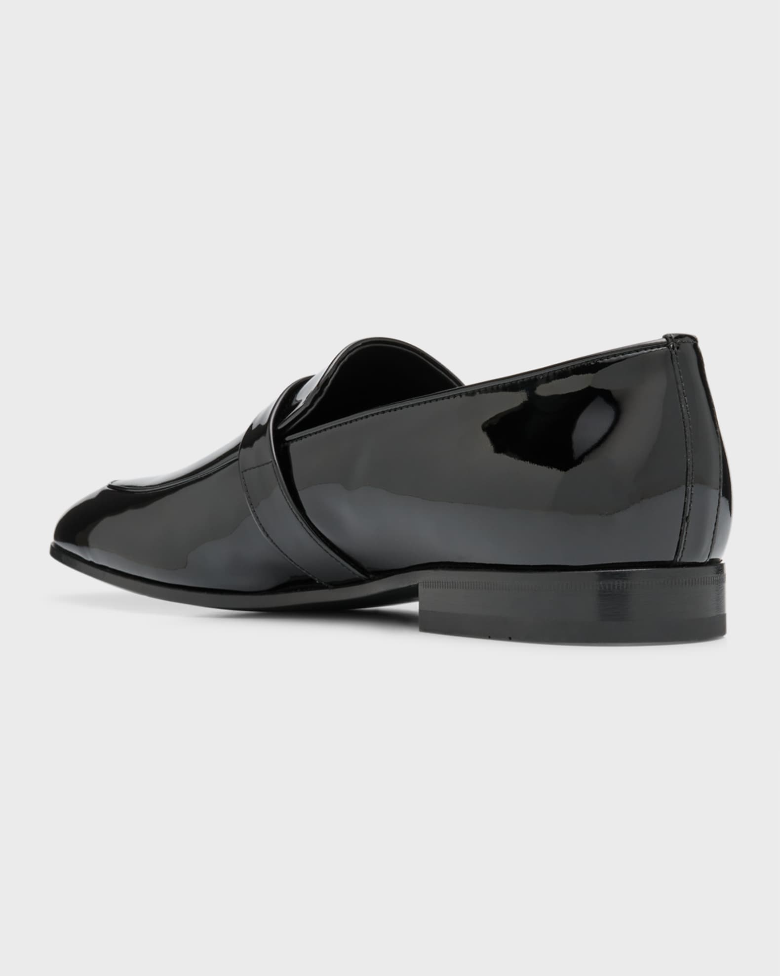 Ferragamo mens patent leather shoes online