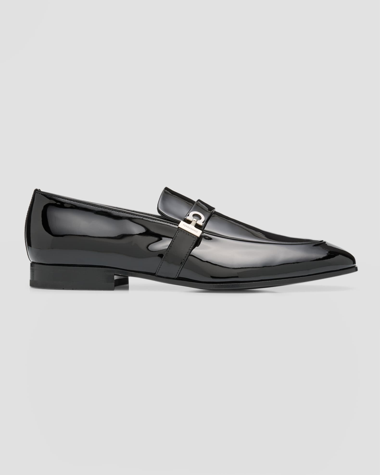 Men s Deal Gancio Patent Leather Loafers
