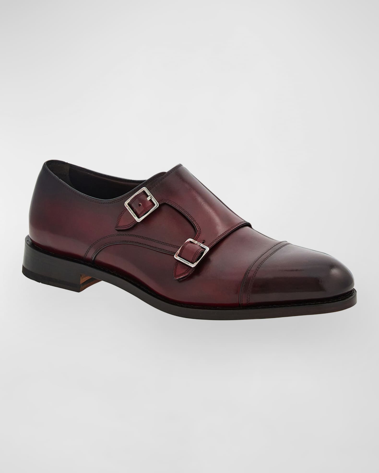 Ferragamo Men s Donatello Double Monk Strap Loafers Neiman Marcus