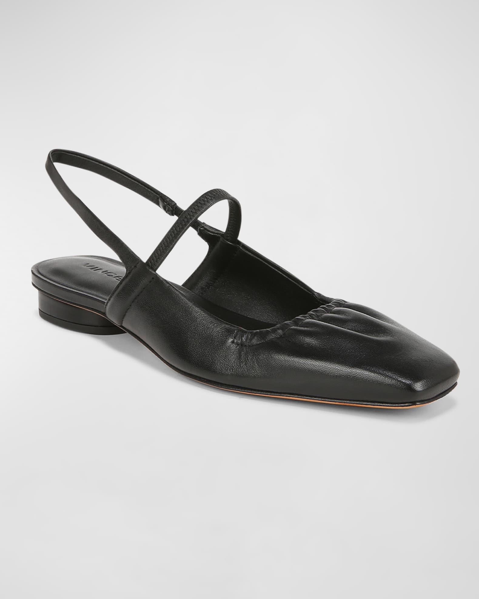 Venice Leather Slingback Ballerina Flats 1