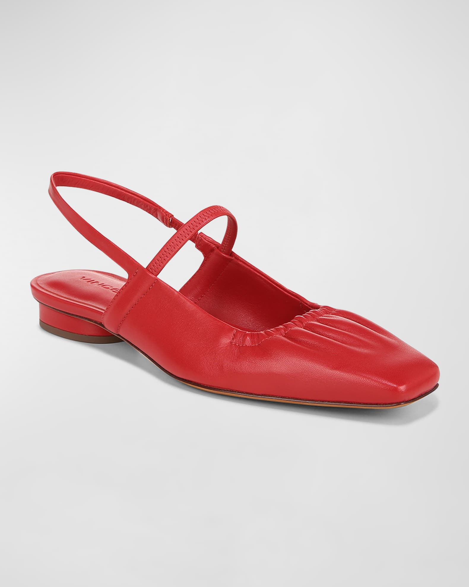 Venice Leather Slingback Ballerina Flats 1
