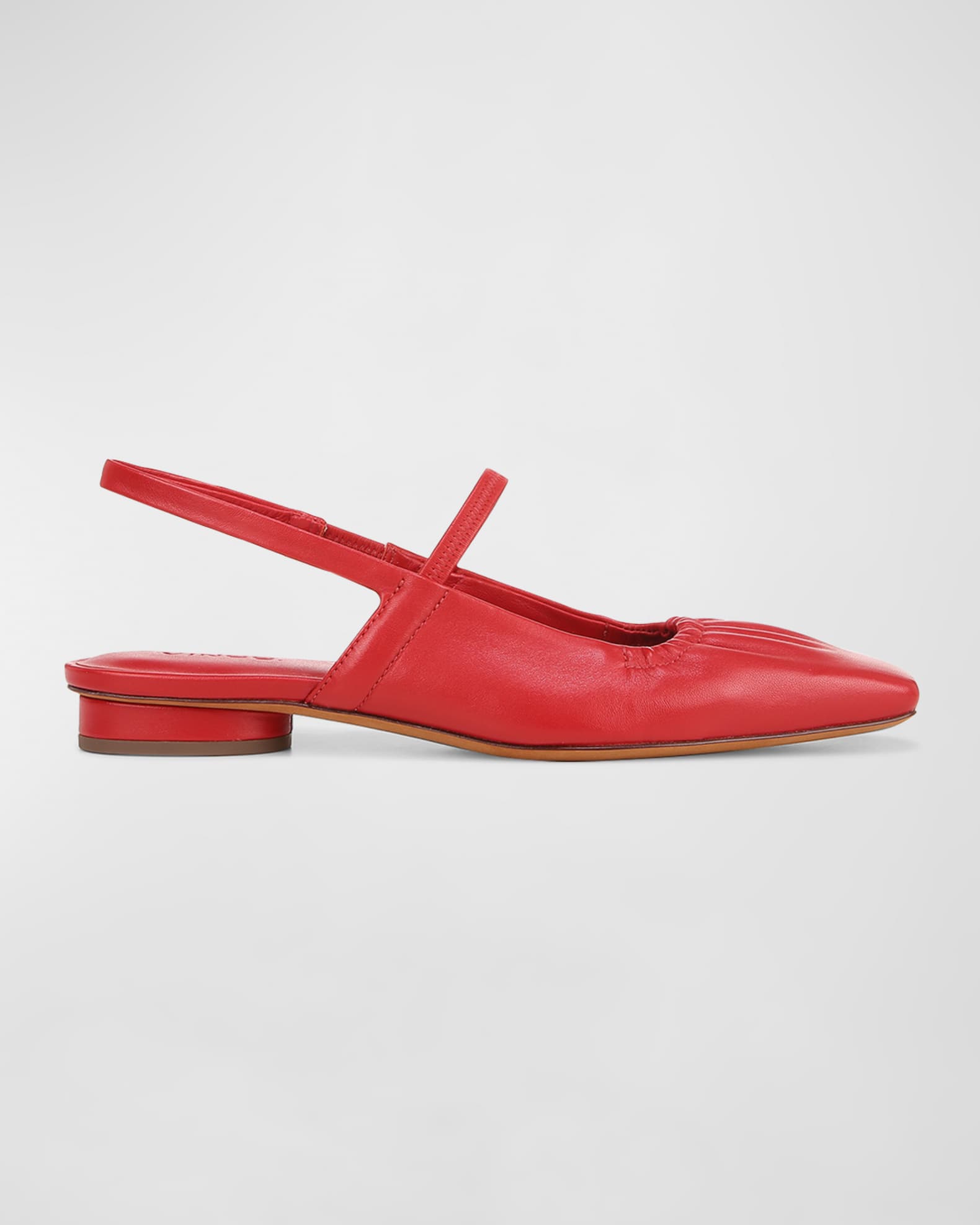 Venice Leather Slingback Ballerina Flats 0