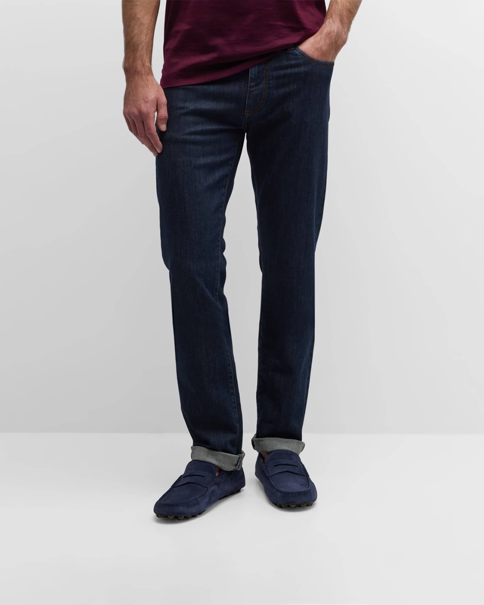 Men's Mocassino Gommino Suede Drivers 1