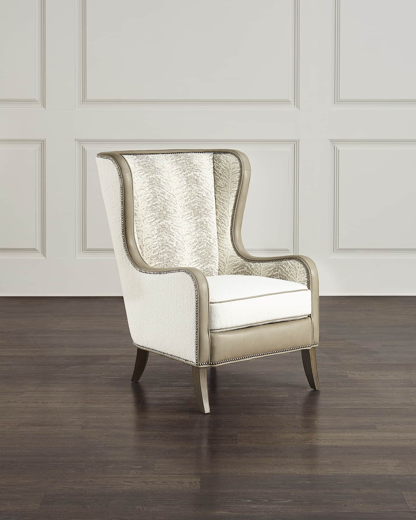 BradingtonYoung Aurora Wing Chair Neiman Marcus