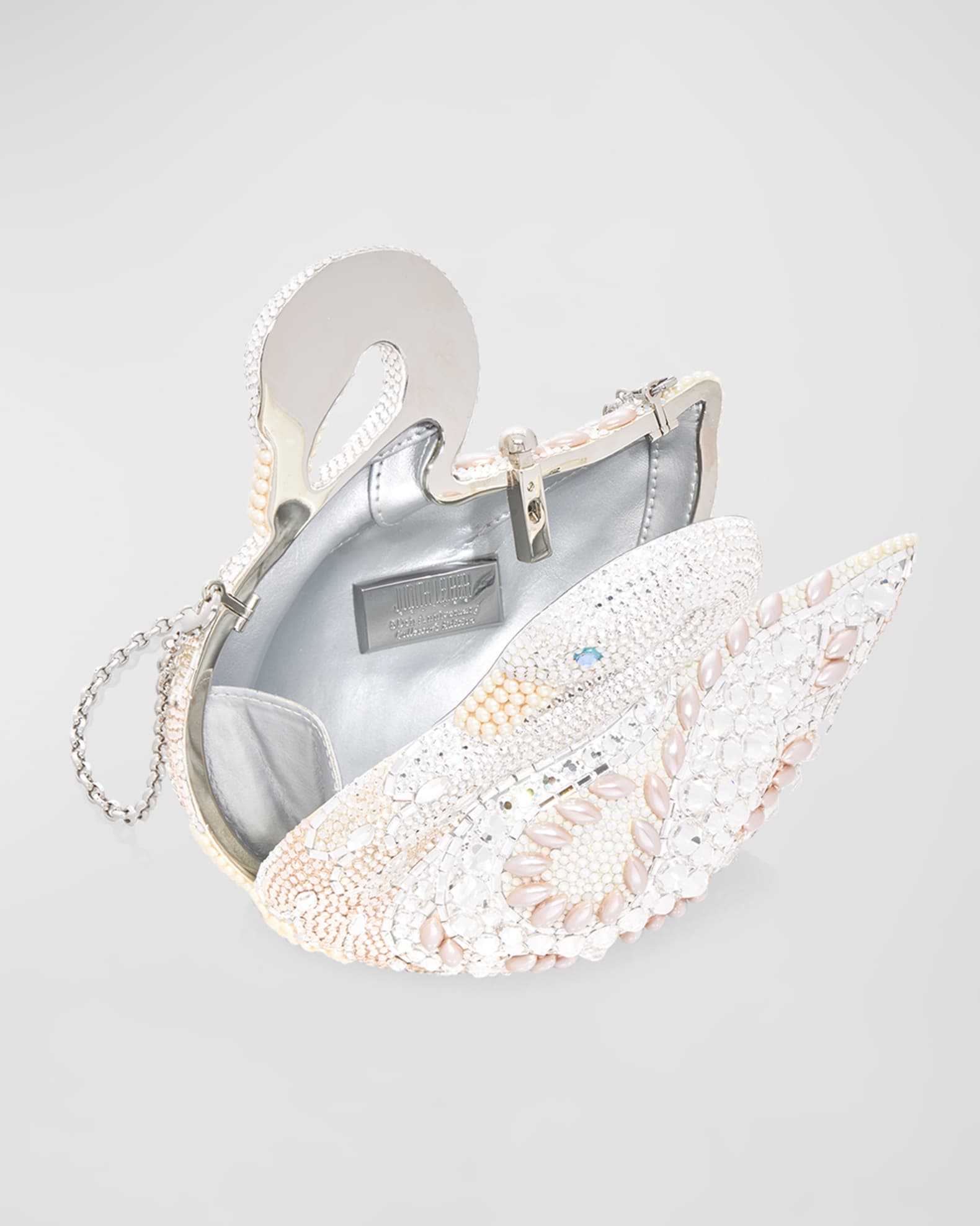 Judith Leiber Couture Swan Crystal Clutch Bag Neiman Marcus
