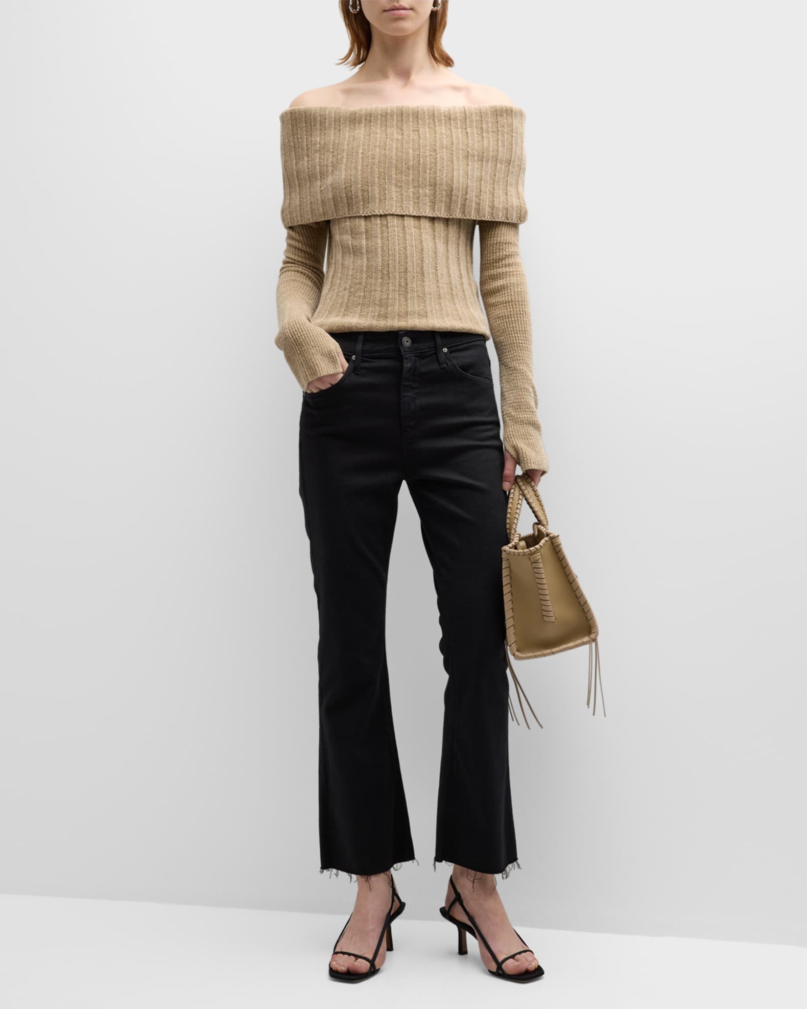 Ag cropped flare jeans new arrivals