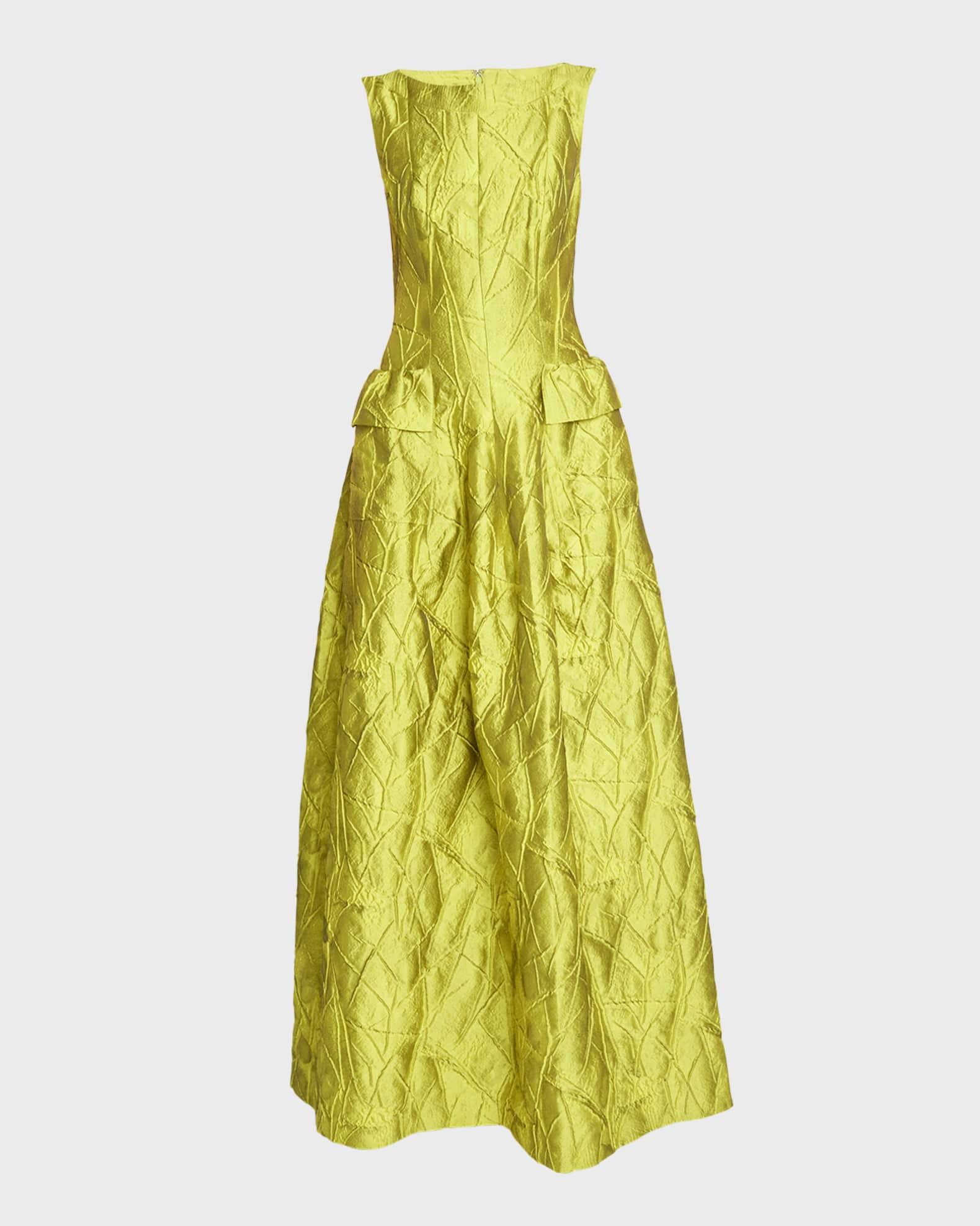 Talbot Runhof Mikado Jacquard Gown Neiman Marcus