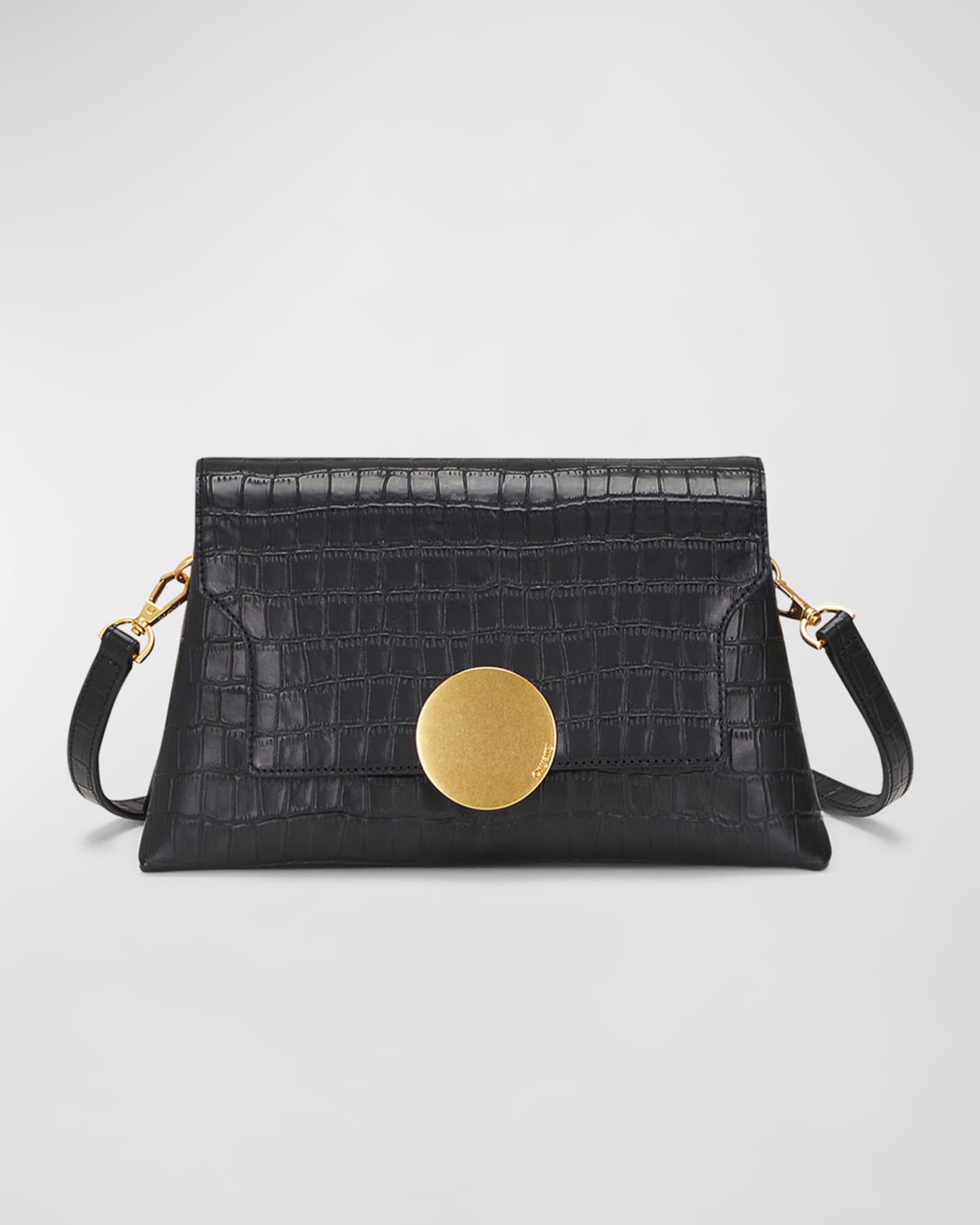 Oryany Lottie Flap CrocEmbossed Crossbody Bag Neiman Marcus