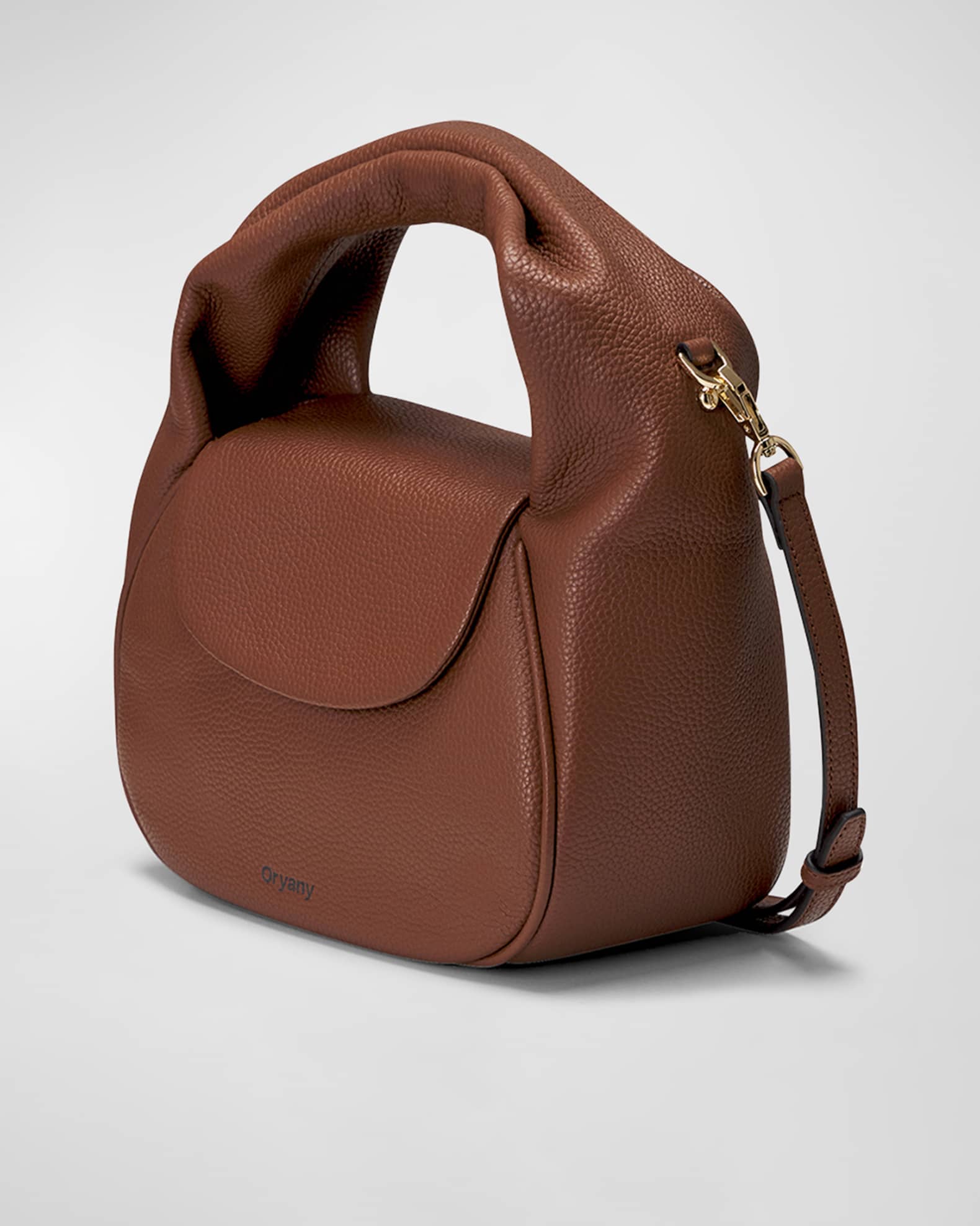 ●Oryany●ANY CROSSBODY Bag/牛革/3Colors ORYANY ColorBlock Leather Crossbody Maroon Red Purple Brass