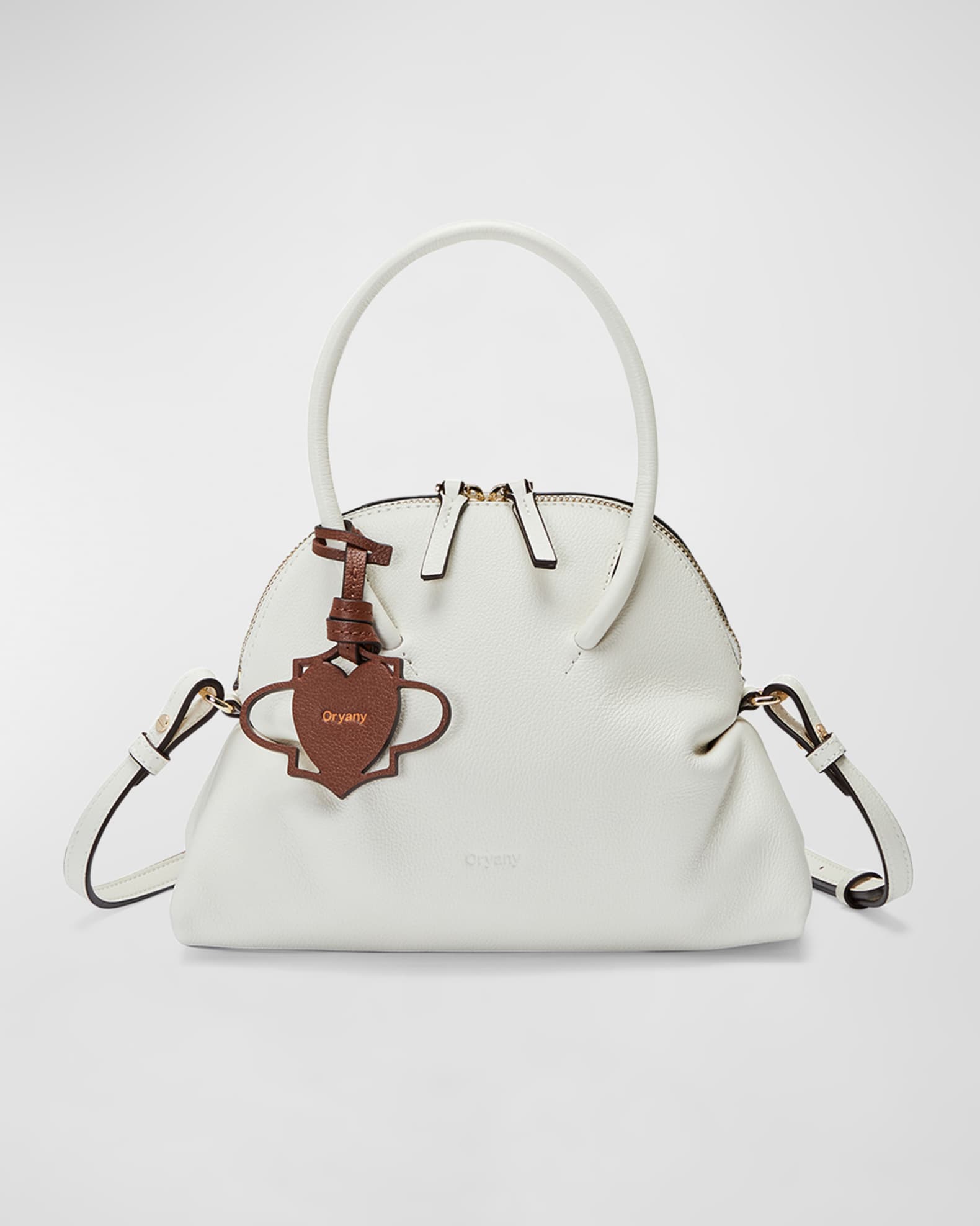 Adele logo debossed leather wristlet hotsell