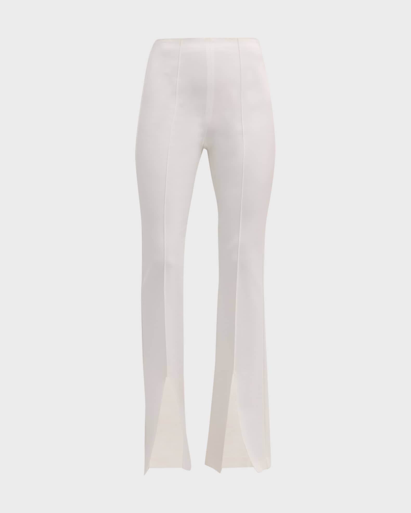Emiko High-Waisted Slit-Cuff Pants 0