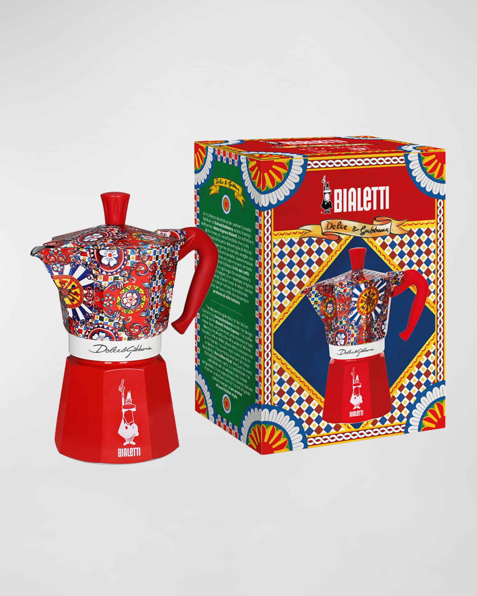 Bialetti x Dolce&Gabbana Moka Express 6-Cup Stovetop Coffee