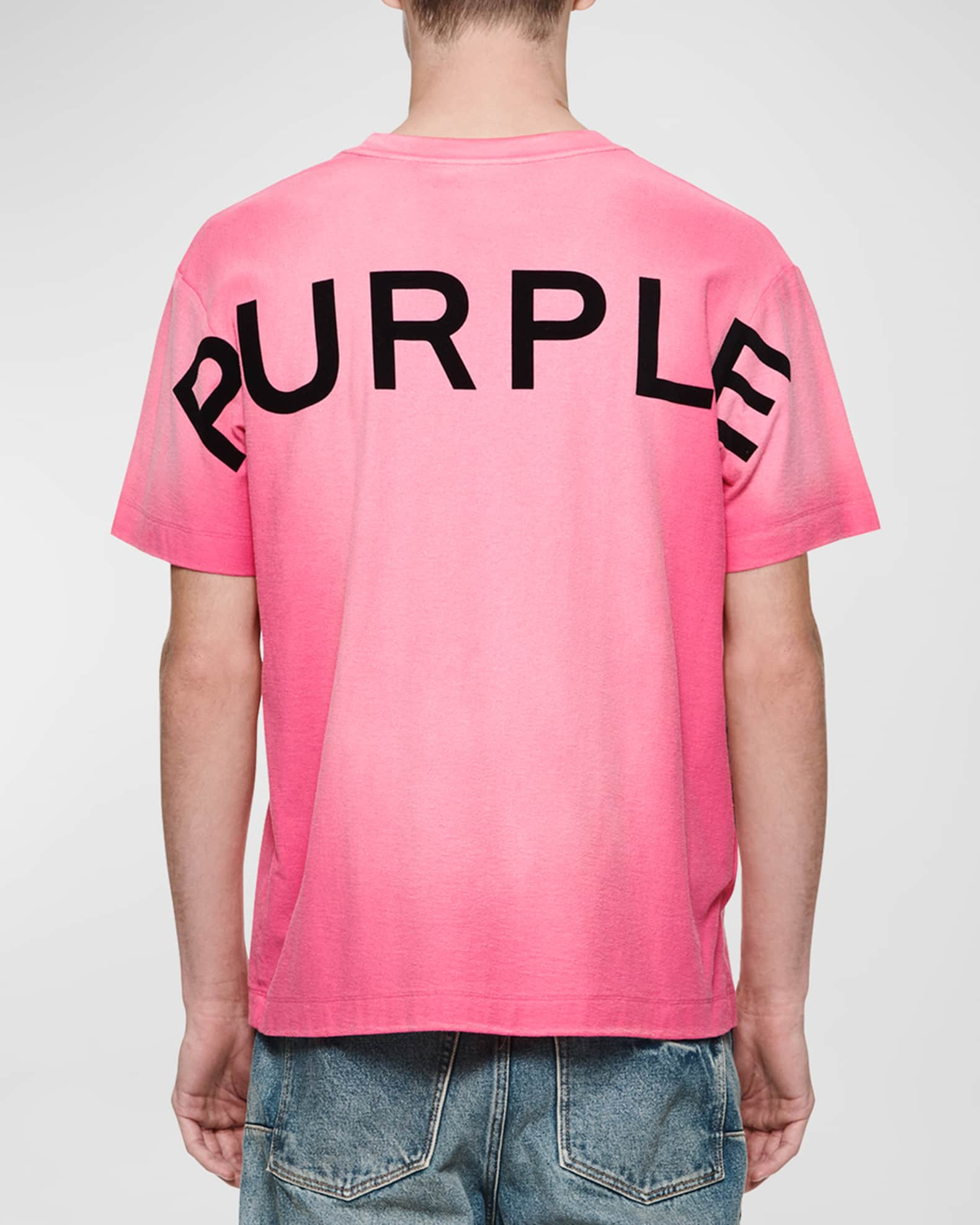 MEN'S TEXTURED PINK T-SHIRT 