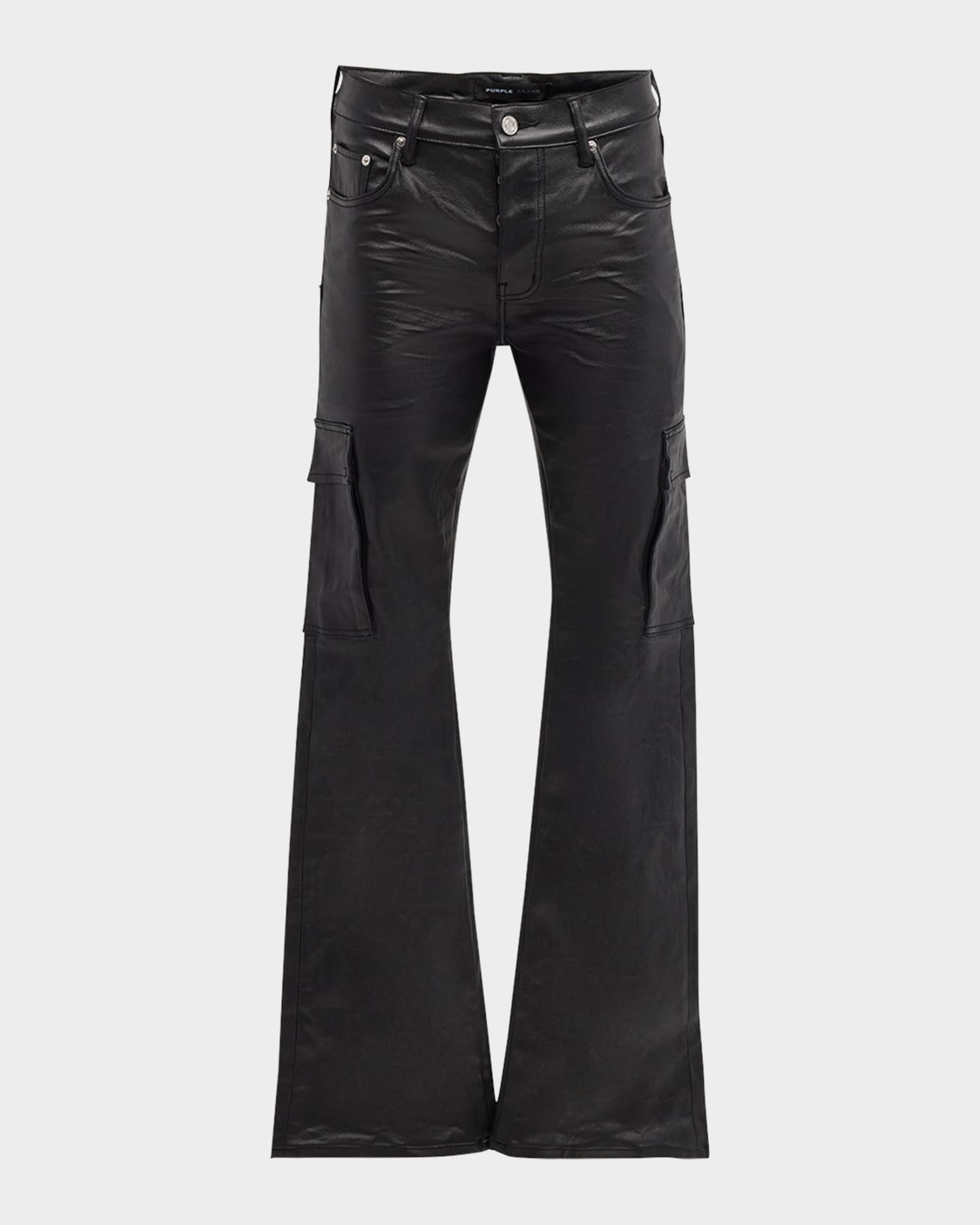 Men's Patent Film Cargo Pants 0