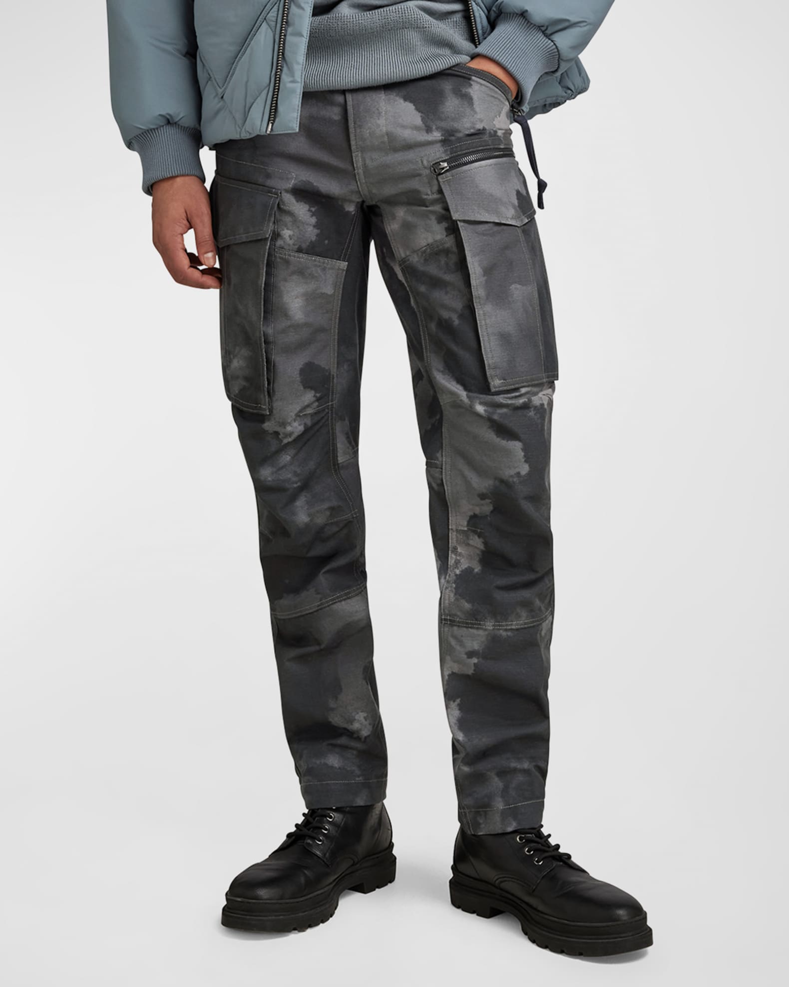 GSTAR RAW Men's Rovic 3D Tapered Camo Cargo Pants Neiman Marcus