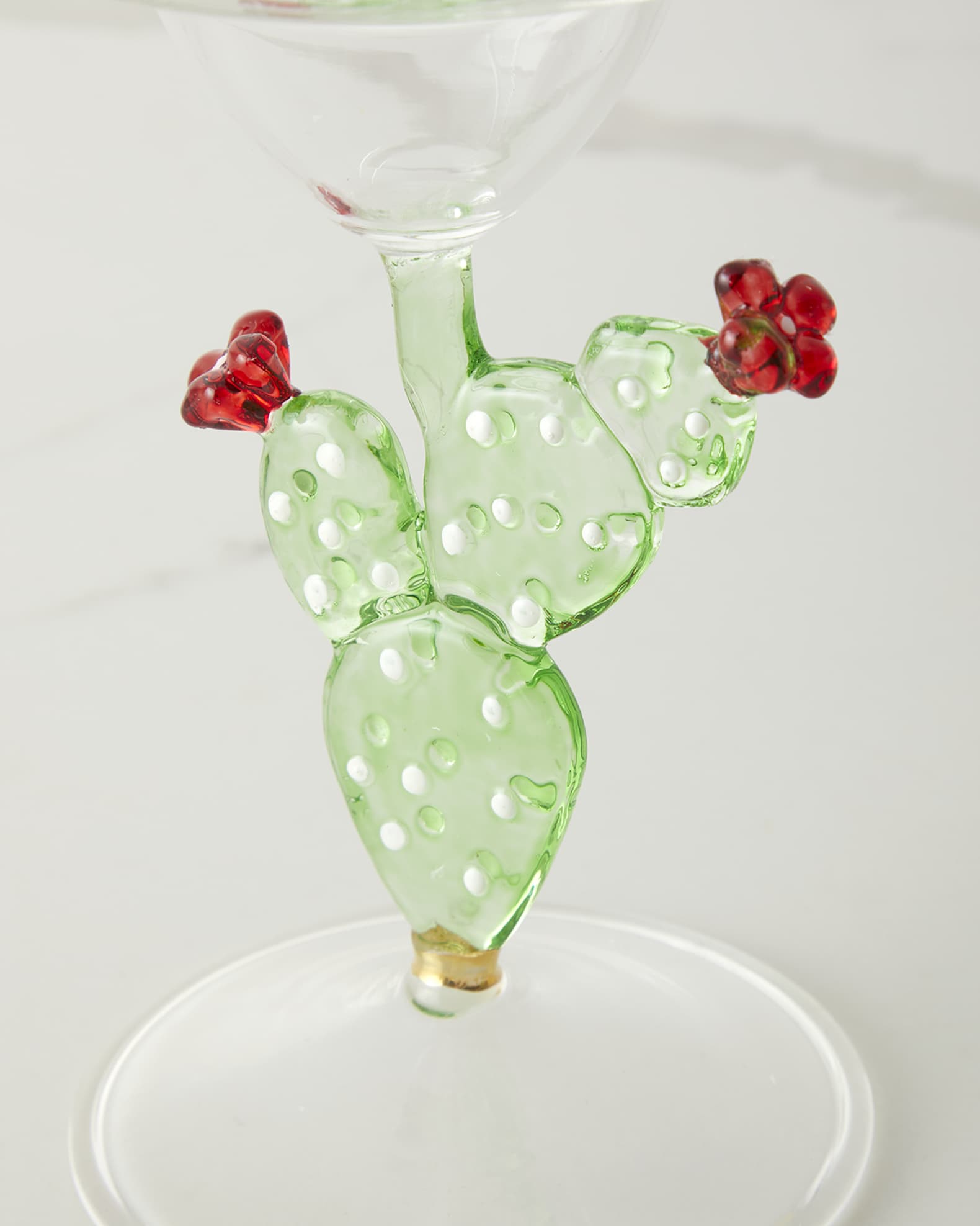 Cactus Margarita Glasses, Set of 2 1