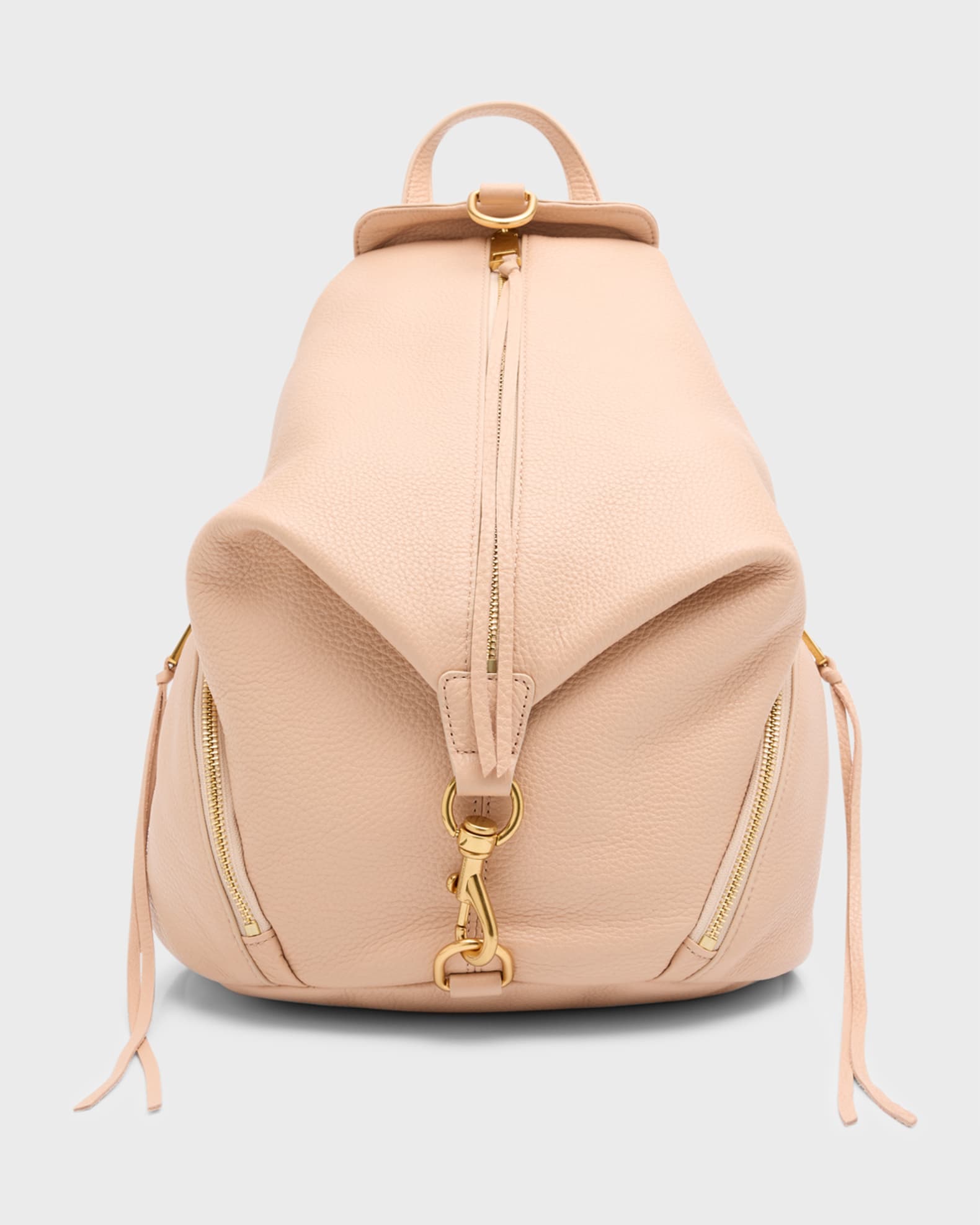 Rebecca minkoff medium zip leather backpack hot sale