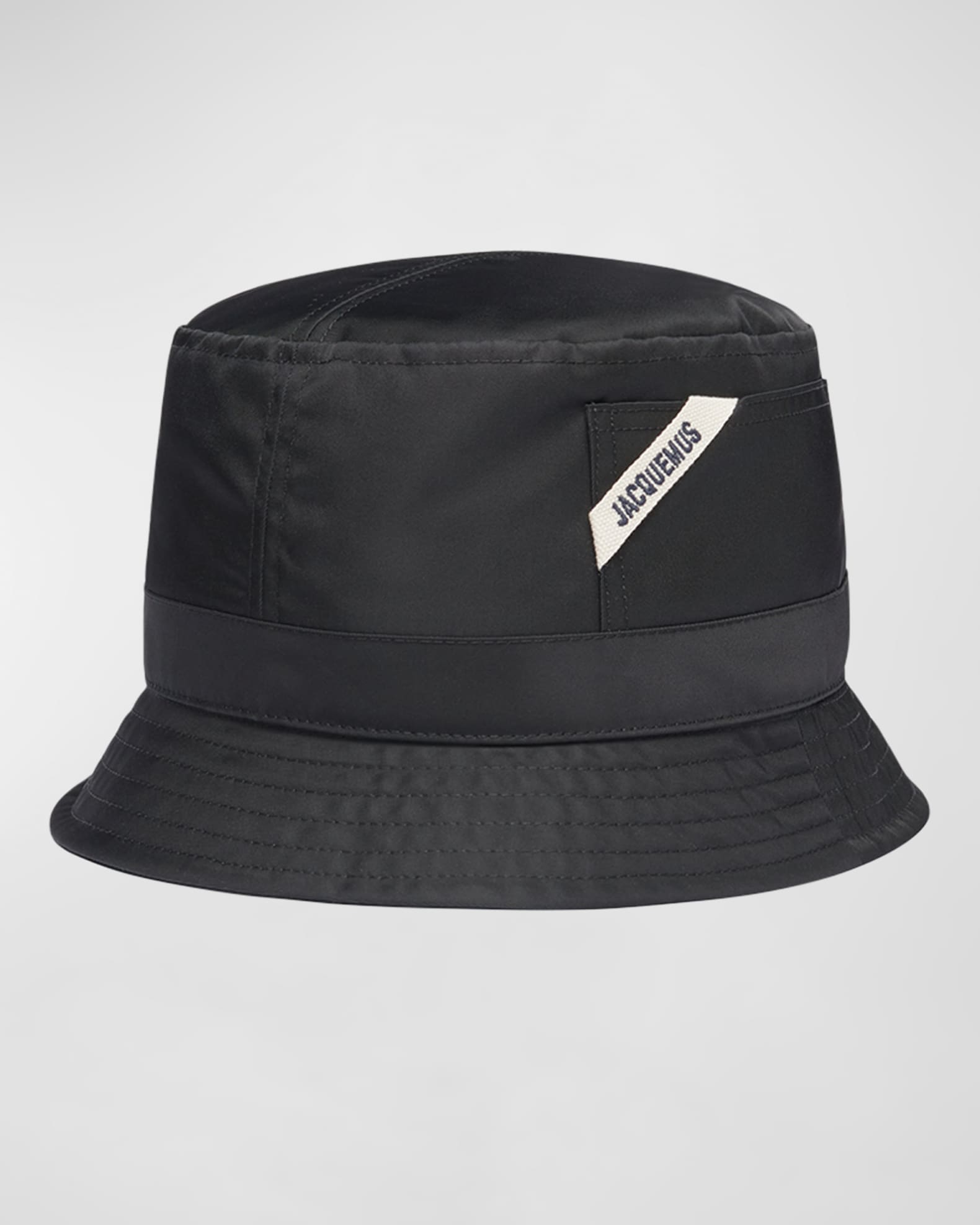Le Bob Ovalie Nylon Bucket Hat - Thumbnail 2