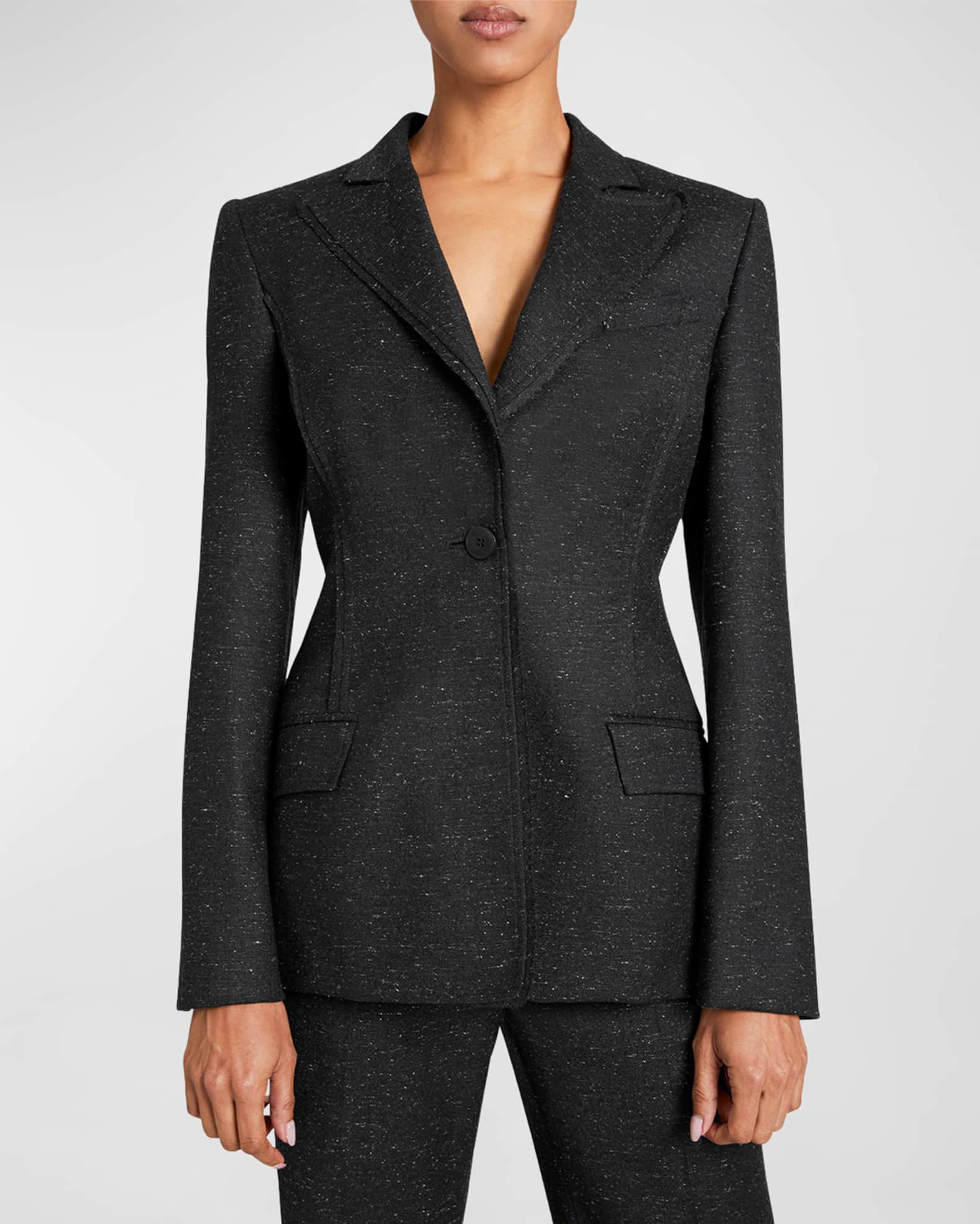Wool and silk jacket