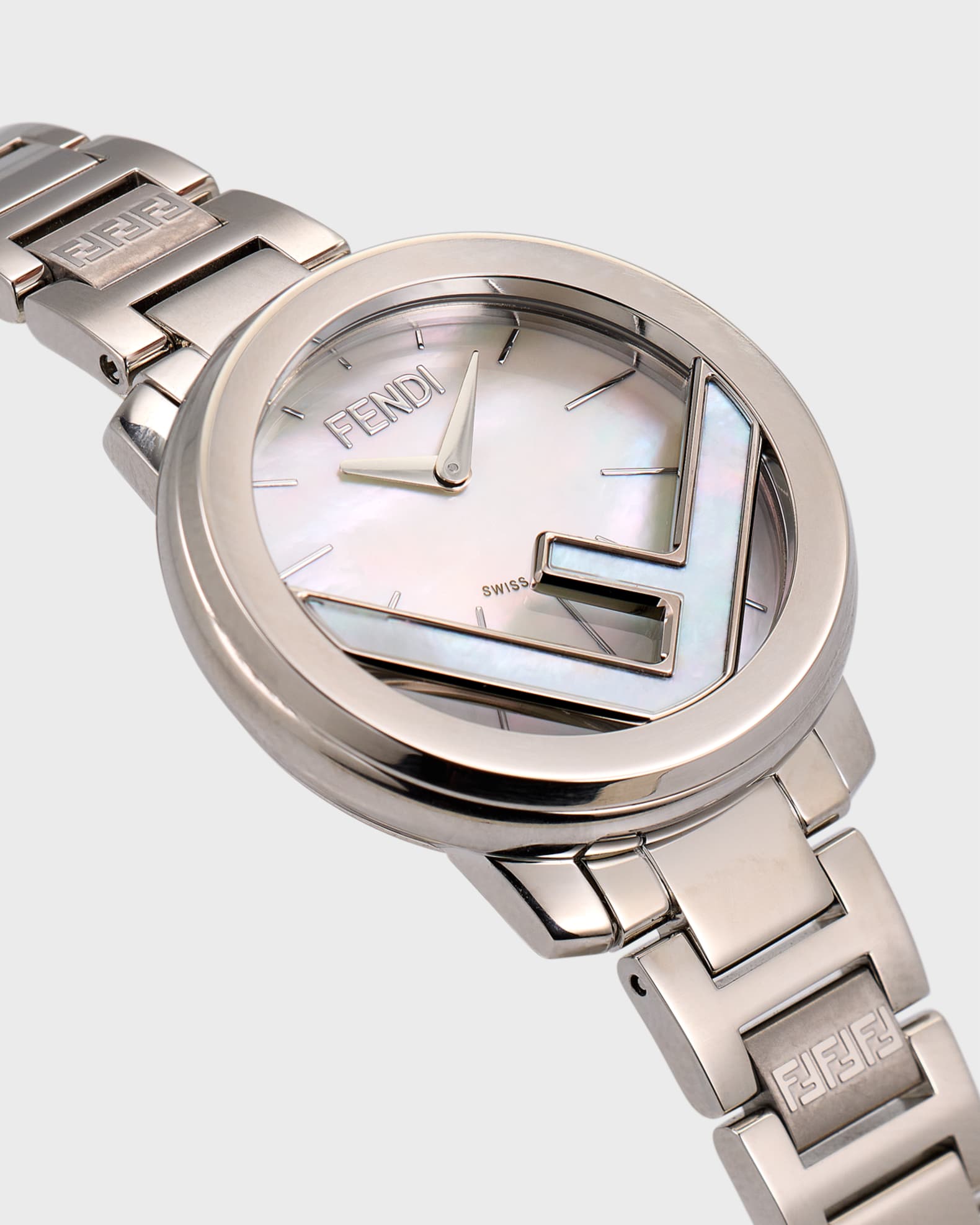 Fendi mother of pearl watch shop