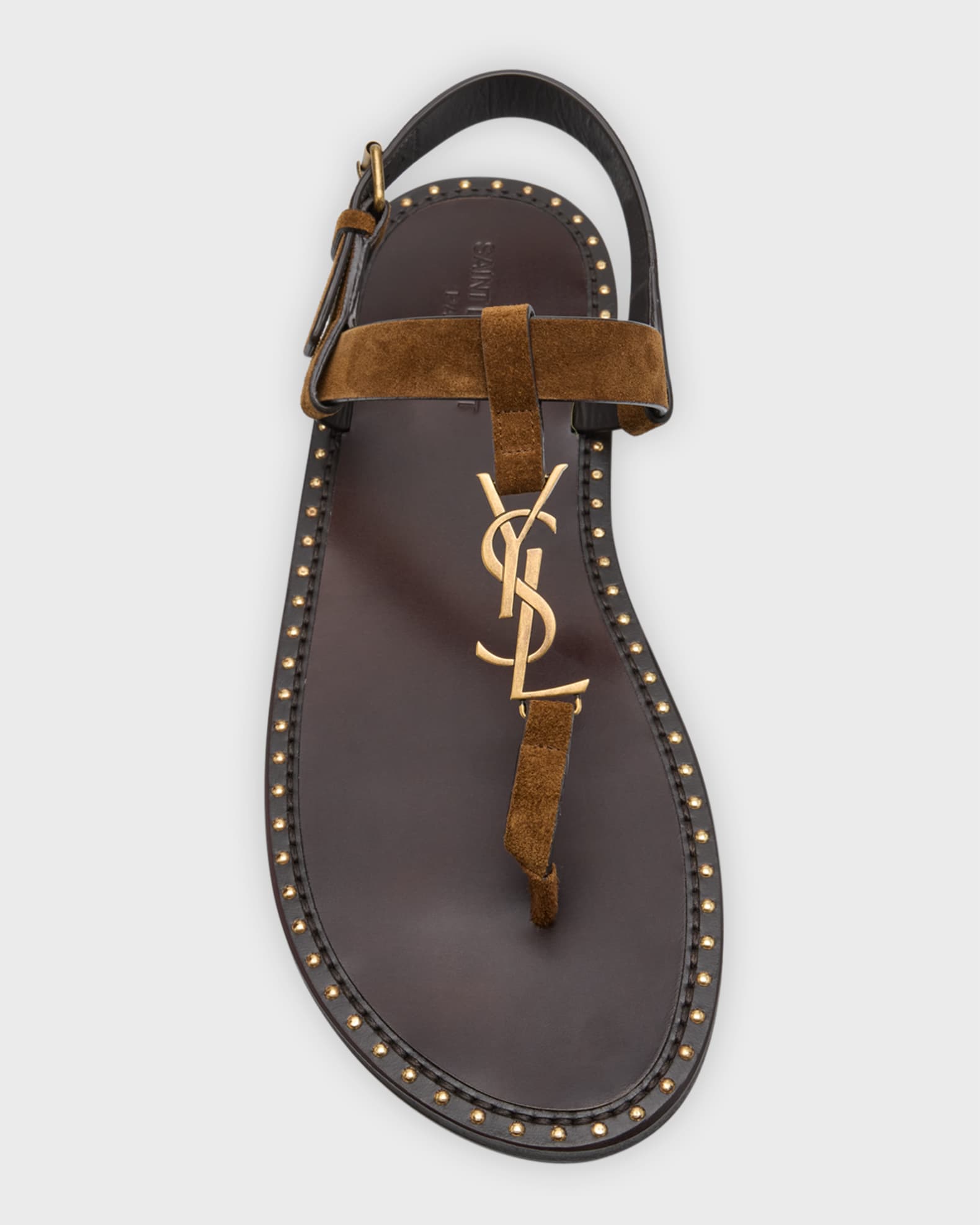 サンダル Saint Laurent Cassandre sandals CASSANDRE sandals in smooth leather | Saint Laurent | YSL US