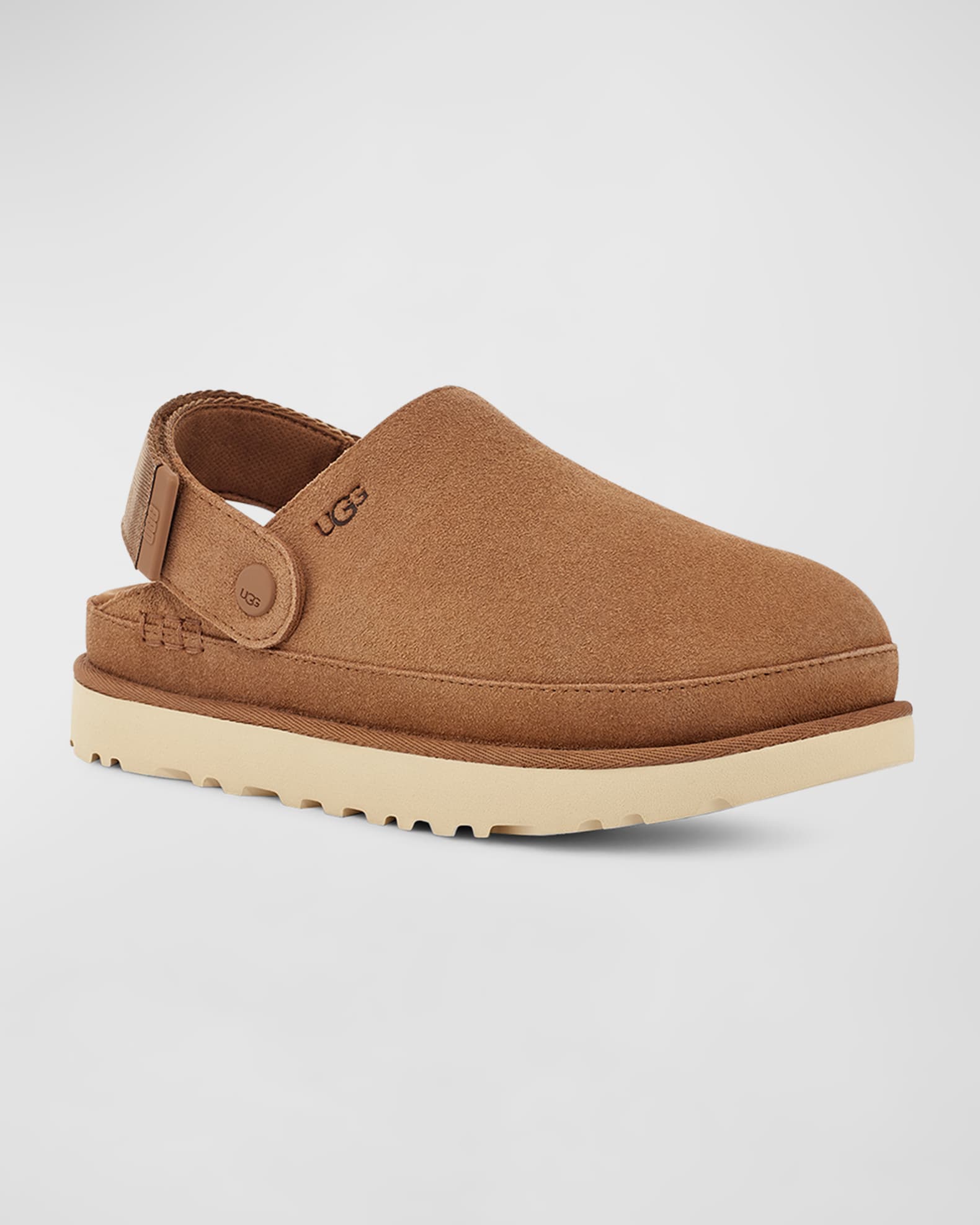 Goldenstar Suede Slingback Clogs 1