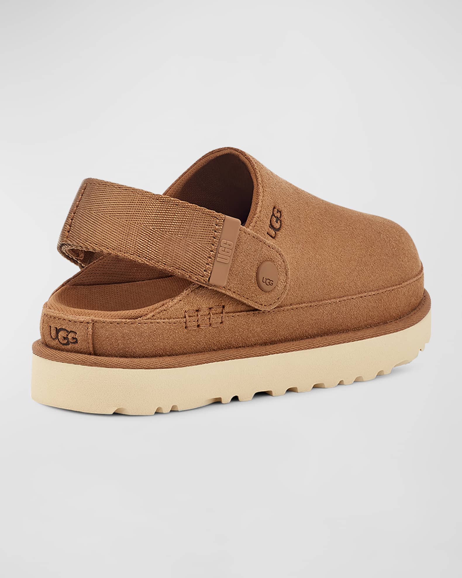 UGG Goldenstar Suede Slingback Clogs | Neiman Marcus