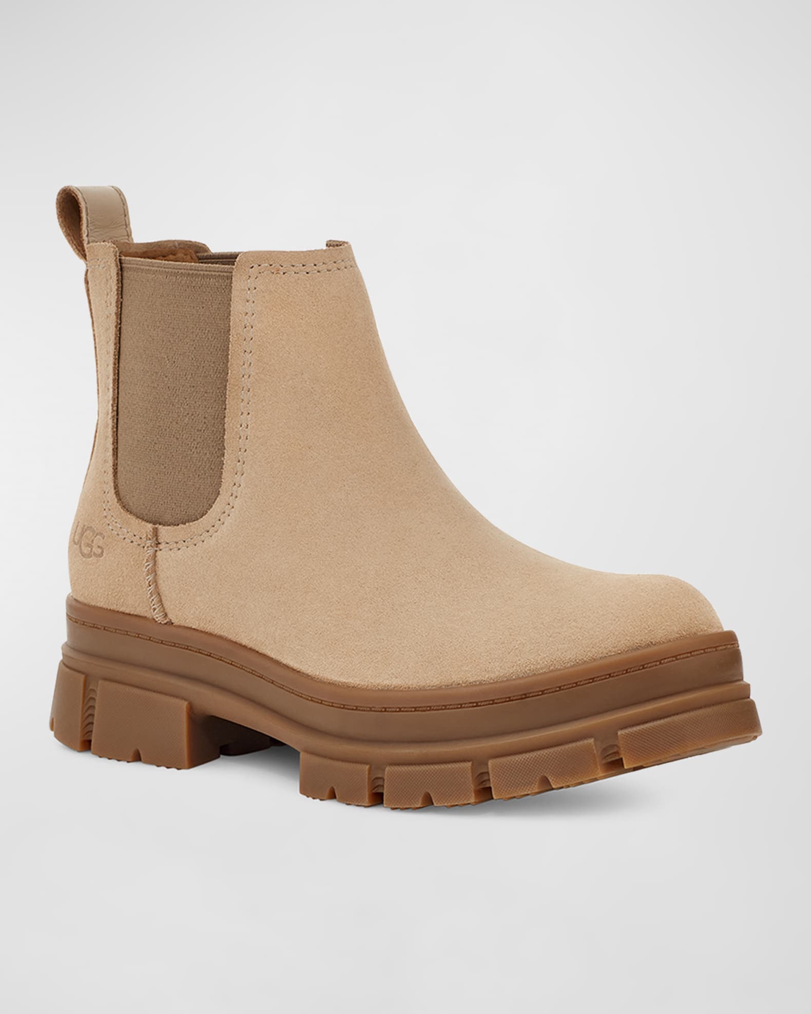 suede chelsea ankle boots
