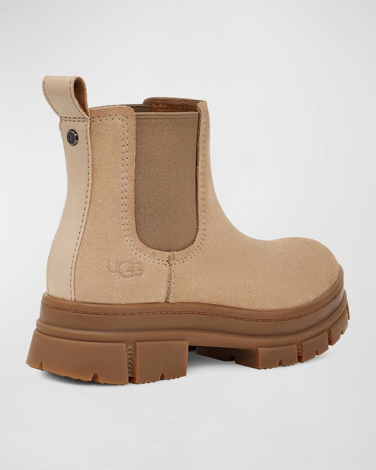 suede chelsea ankle boots