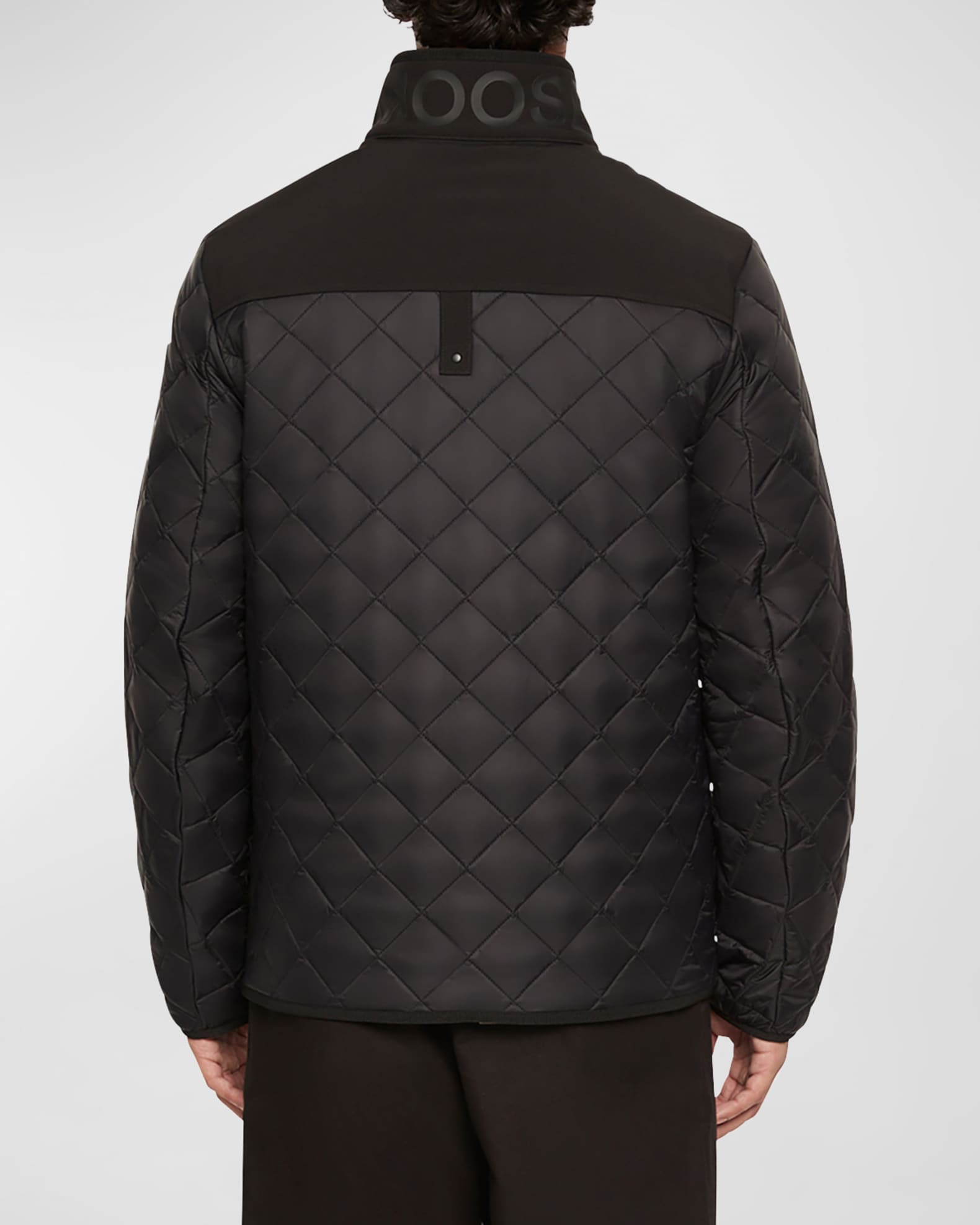 Burberry lambskin yoke diamond quilted jacket sale