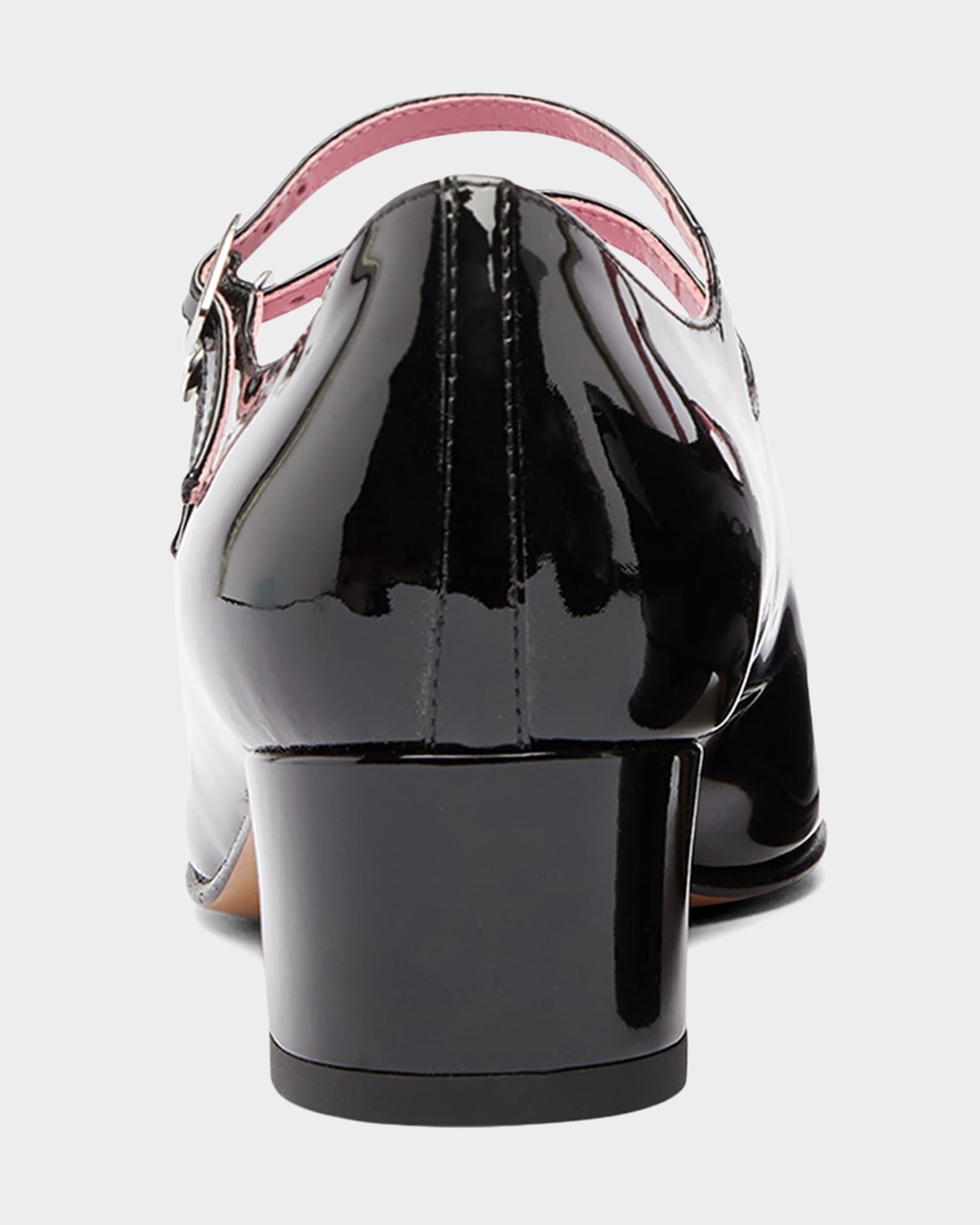 パンプス CAREL SS25 PUMP \"KINA (KINA 330839BLACK) Kina - Black patent leather Mary Janes pumps | Carel Paris