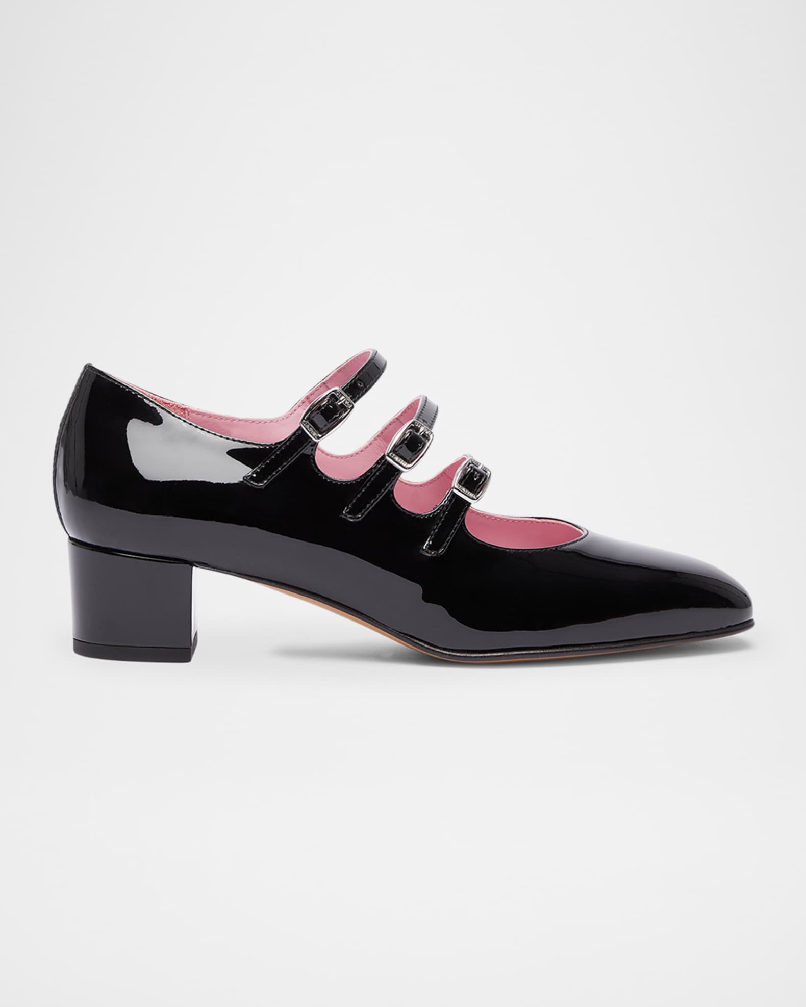 CAREL Kina Patent Mary Jane Trio Pumps | Neiman Marcus