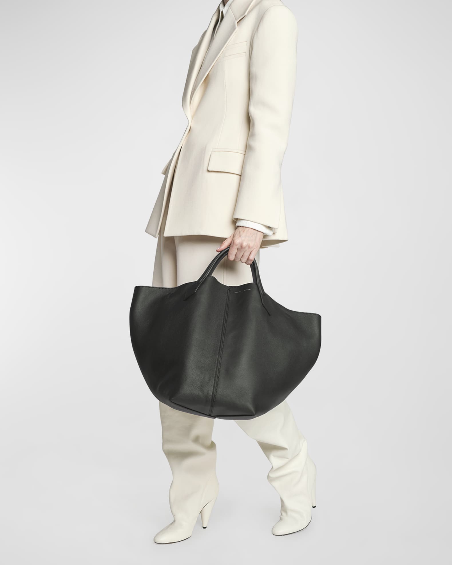 Chelsea slouchy leather shoulder tote bag sale