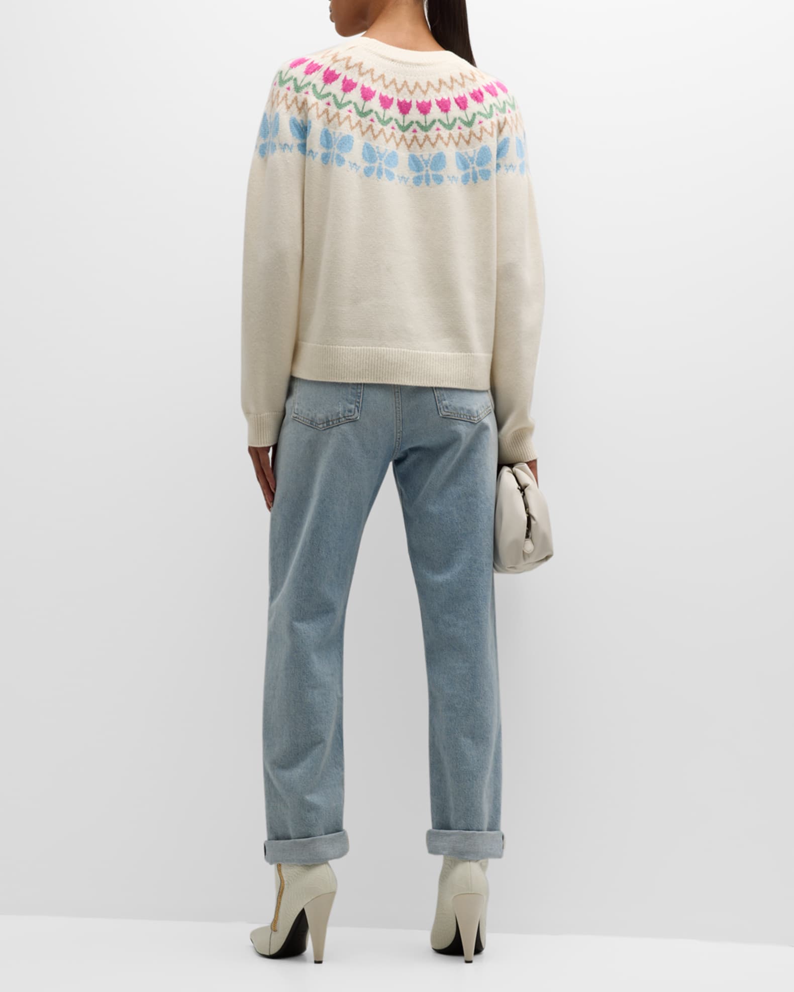 Rails Zorana Meadow Intarsia Wool-Blend Sweater | Neiman Marcus