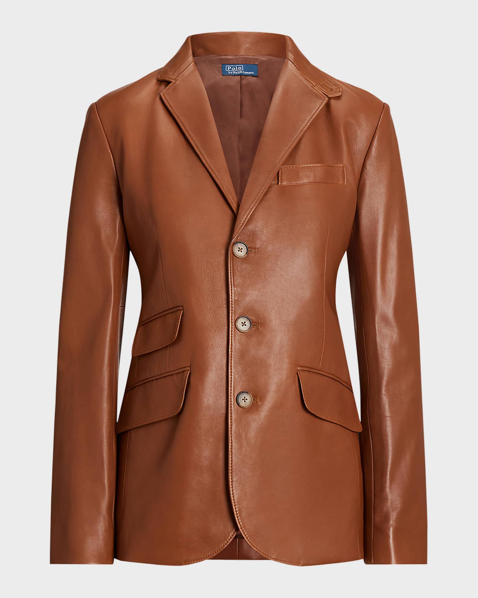 Polo Ralph Lauren Lambskin Hacking Blazer | Neiman Marcus Polo Ralph Lauren Lambskin Hacking Blazer | Neiman Marcus