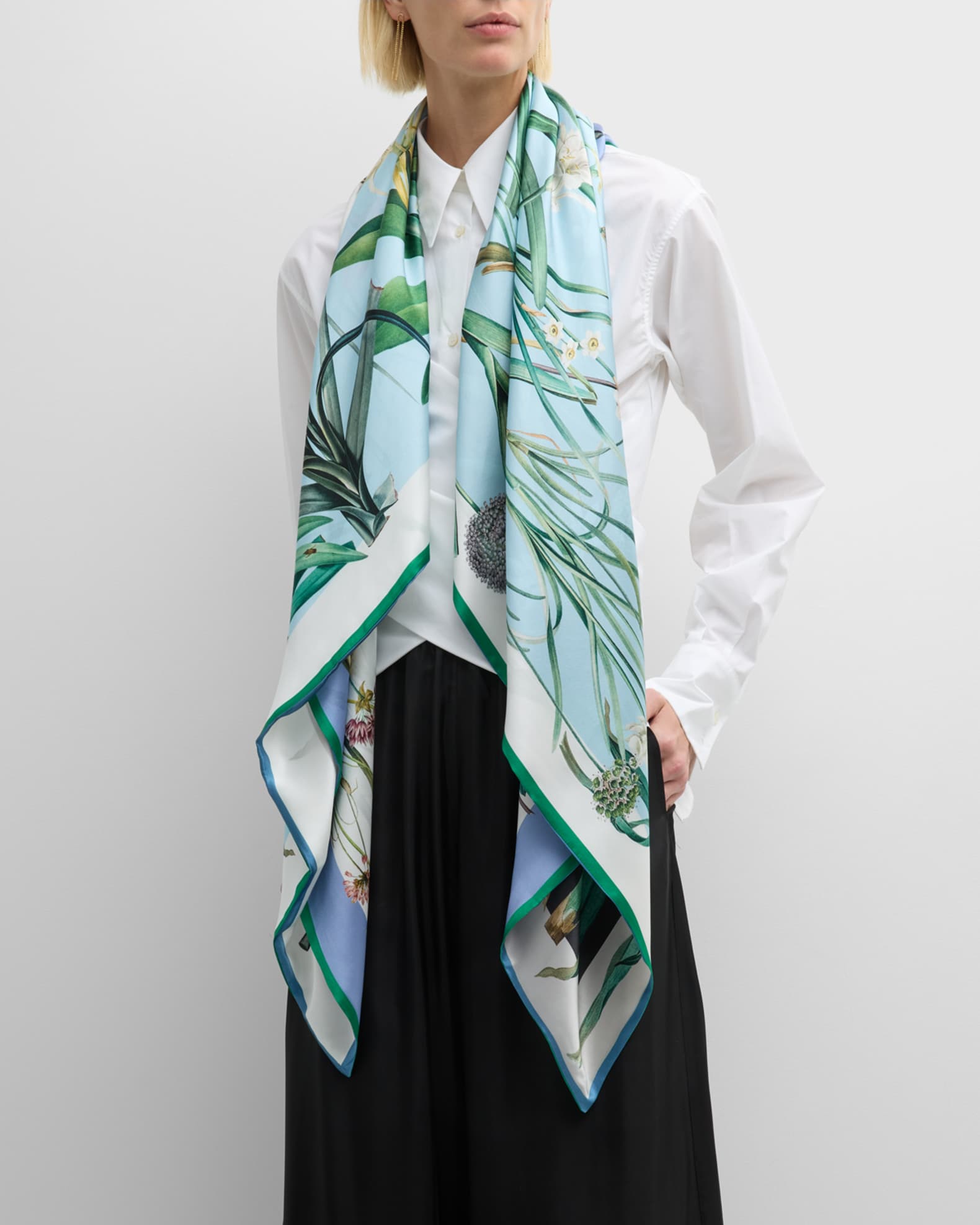 Tilly Double-Sided Silk Scarf