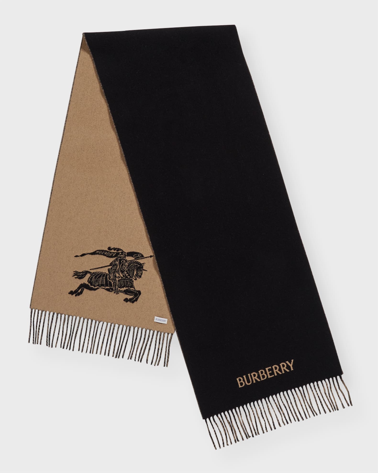 Burberry Knight Cashmere Scarf Neiman Marcus