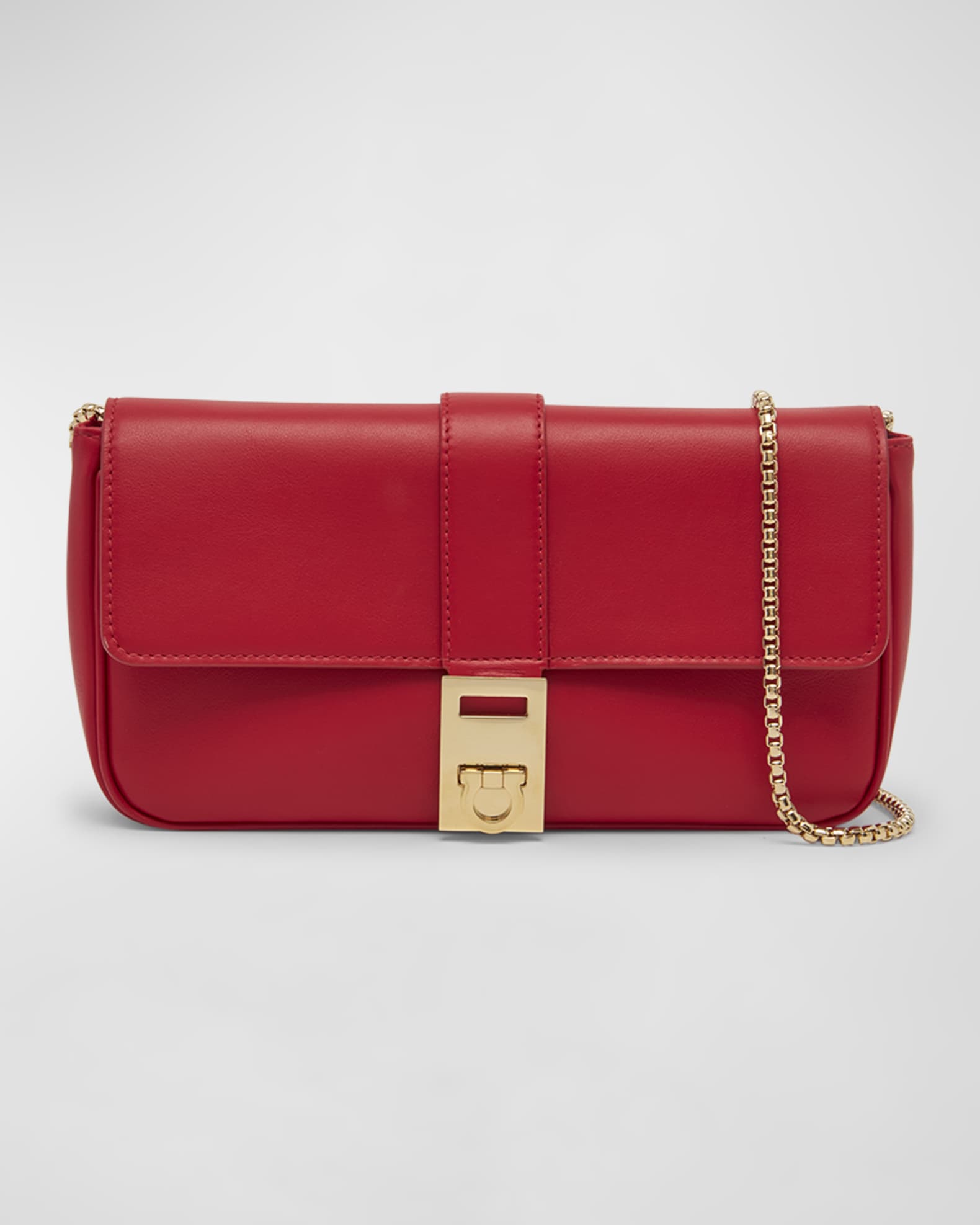 Archive Gancini Flap Crossbody Bag | Neiman Marcus