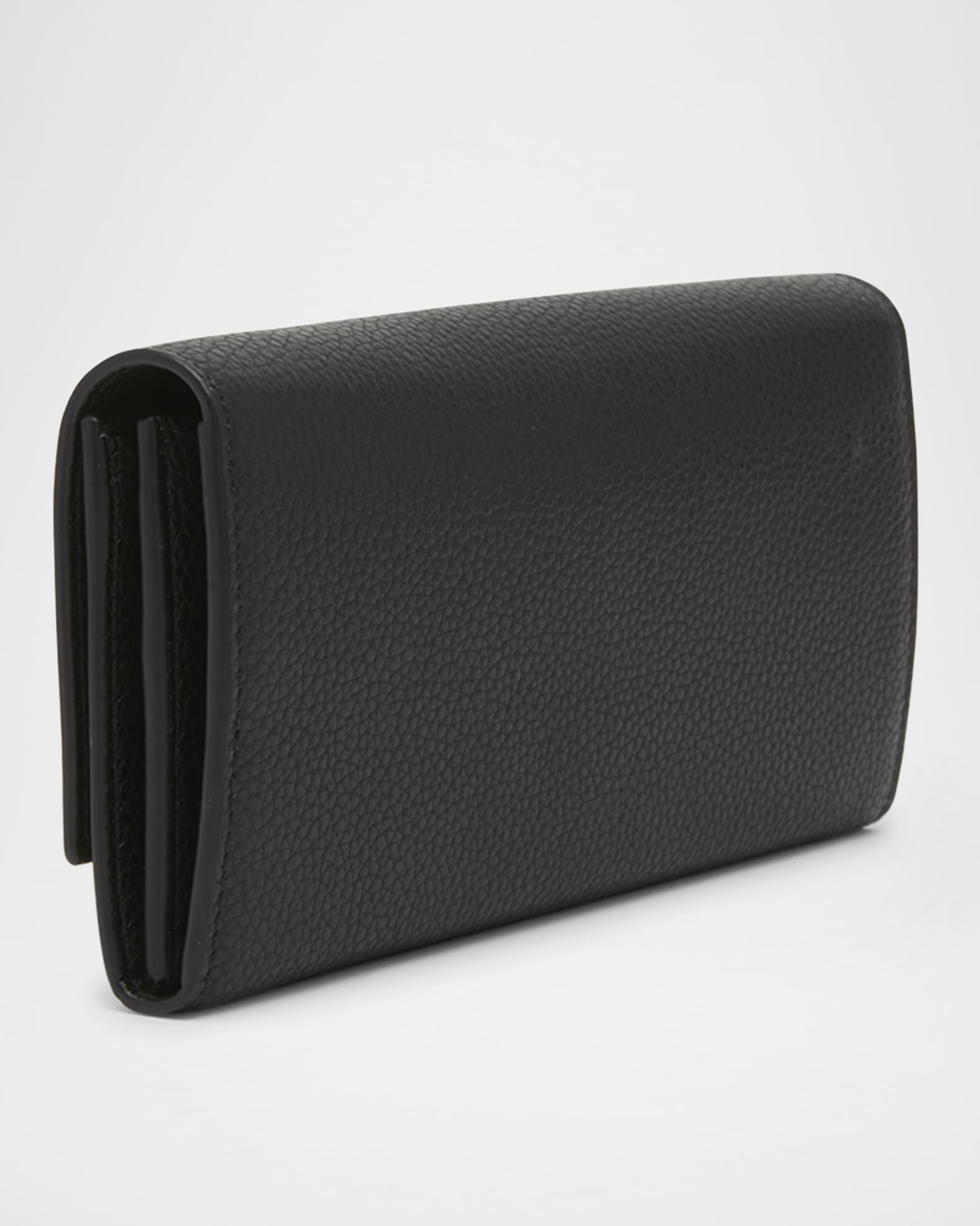 Ferragamo Gancino Flap Leather Wallet on Chain | Neiman Marcus