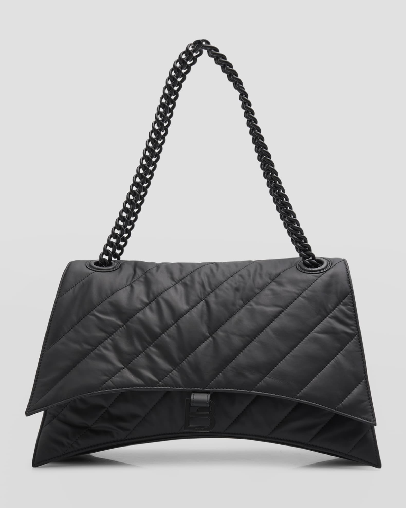 Large quilted chain bag top