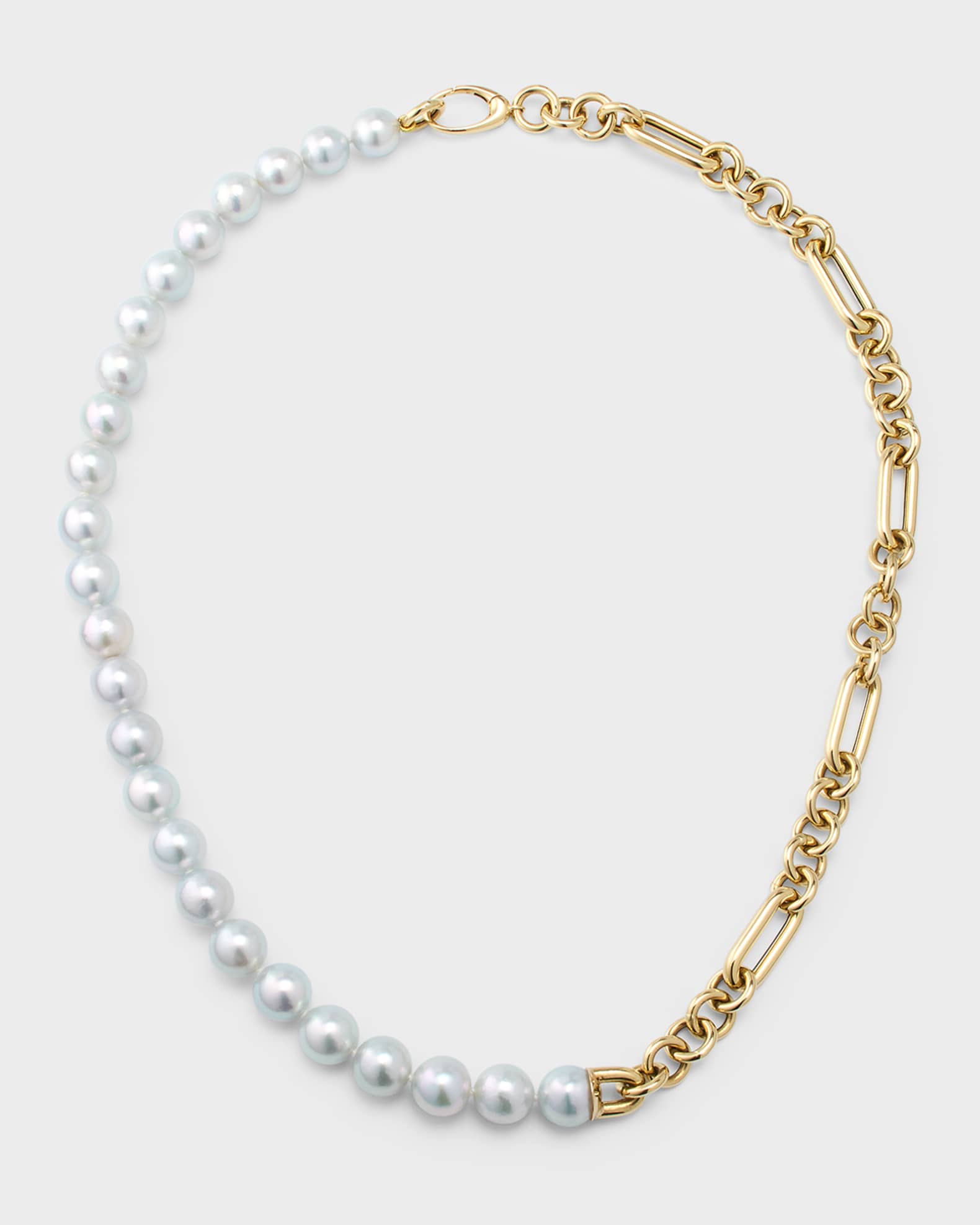  Golden Saturn three-layer pearl necklace with special