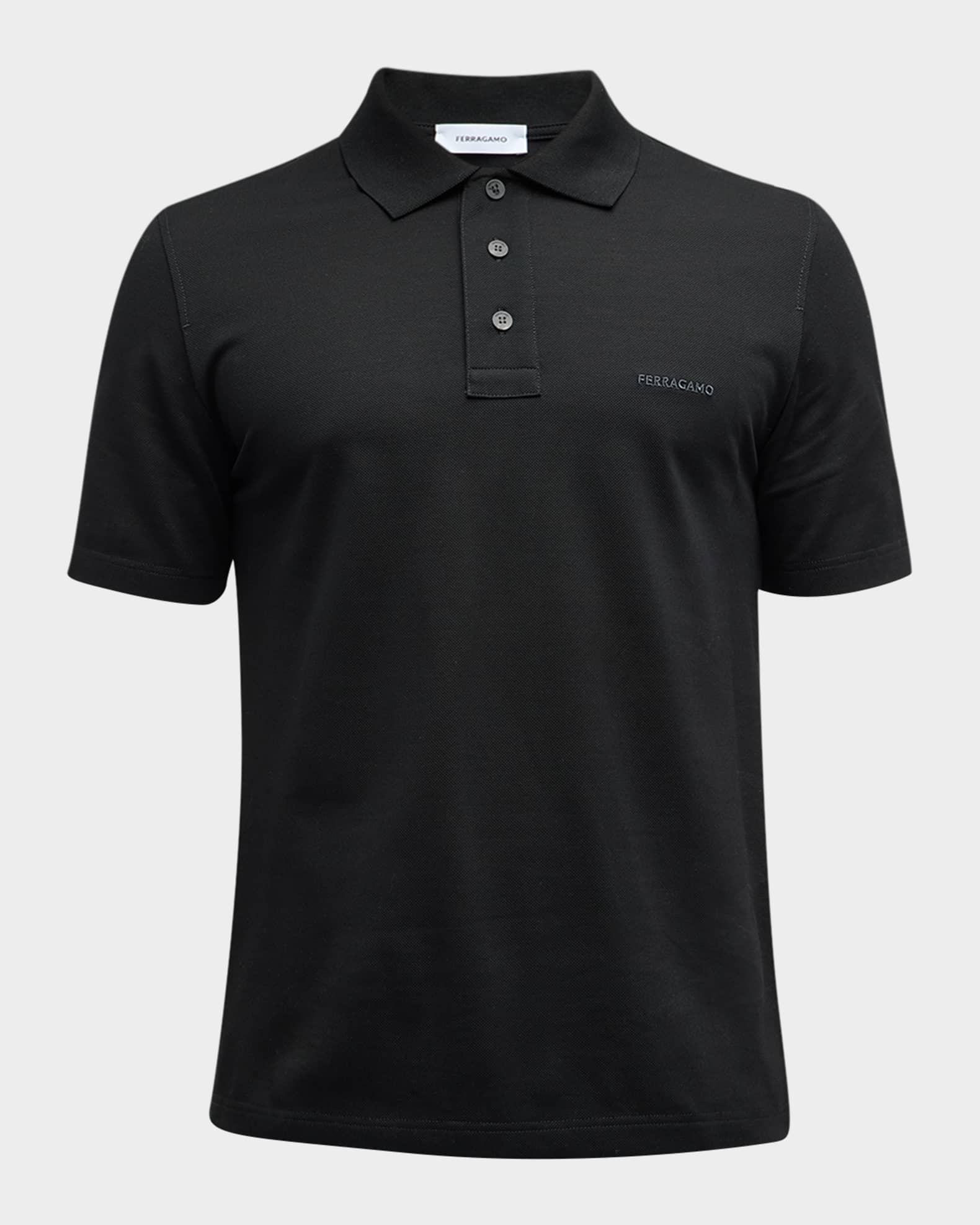 Men's Cotton Logo Polo 0