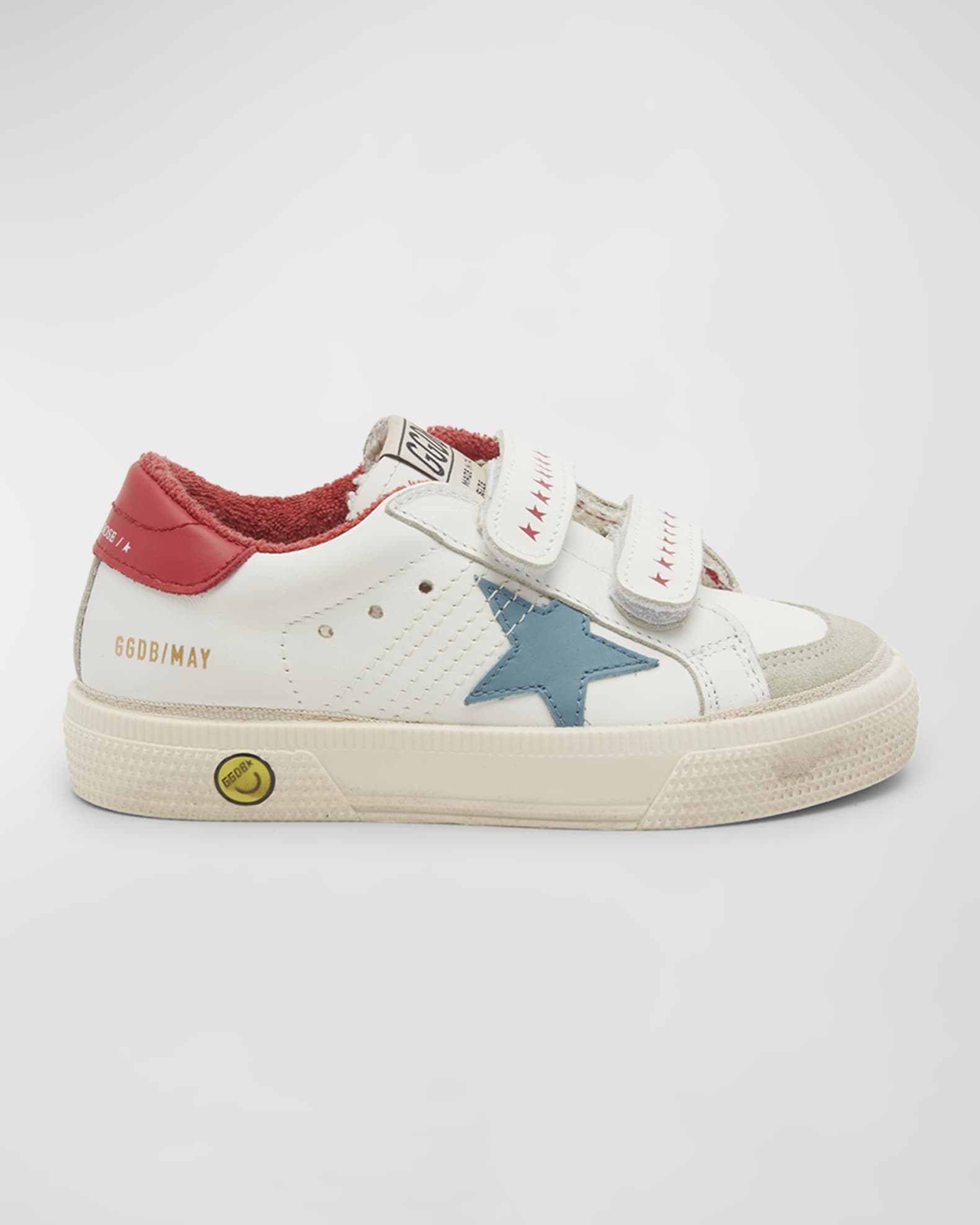 Golden Goose Kid's May School Colorblock Low-Top Sneakers, Kids