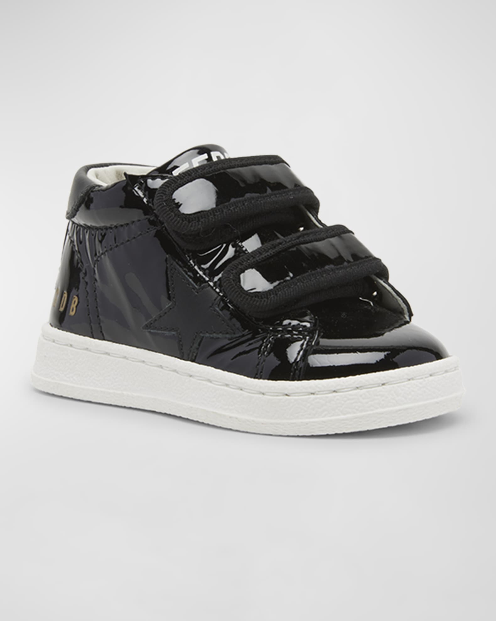 Golden Goose Kid s June Patent Dual Grip Sneakers Kids Neiman Marcus