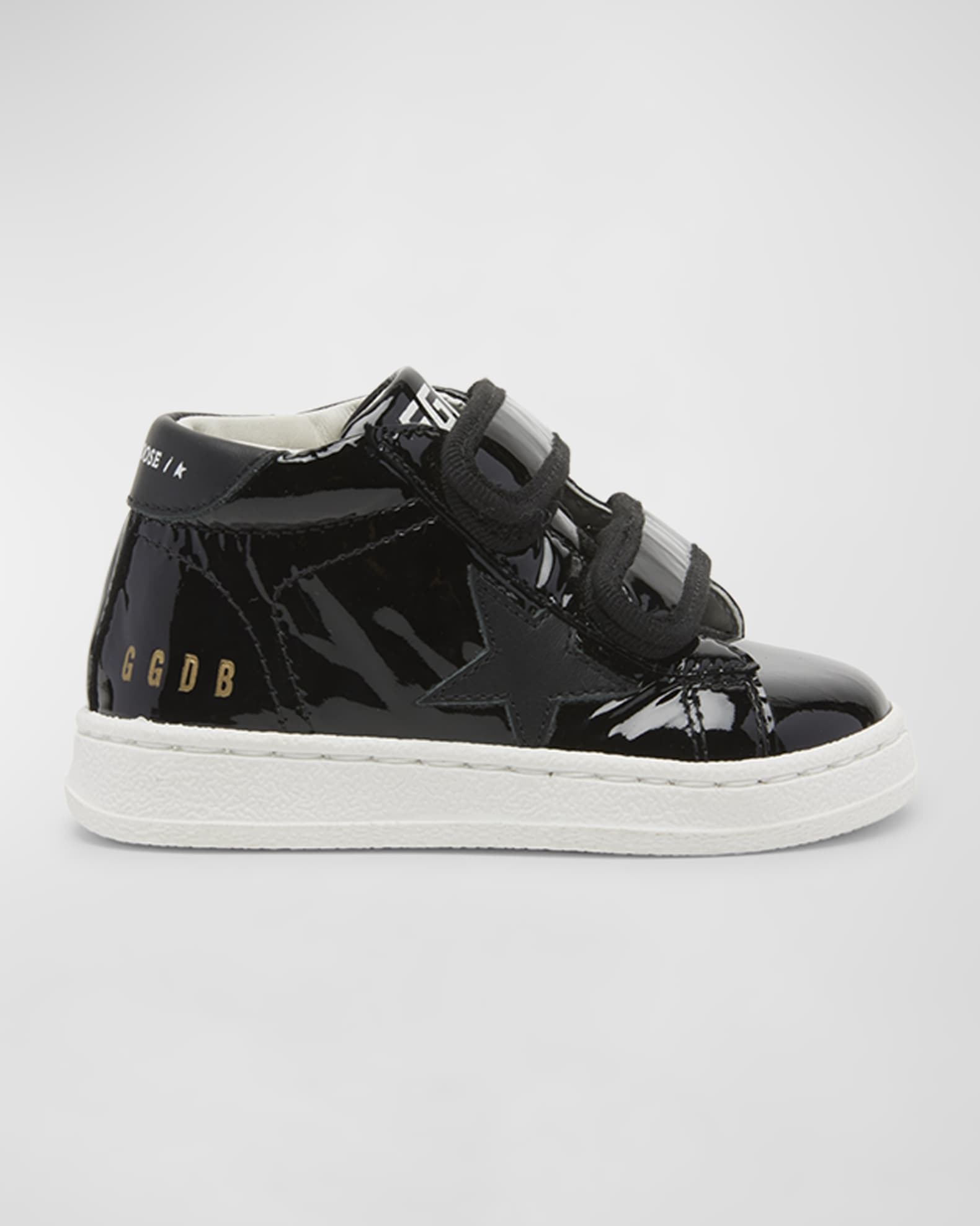 Golden Goose Kid's June Patent Dual-Grip Sneakers, Kids
