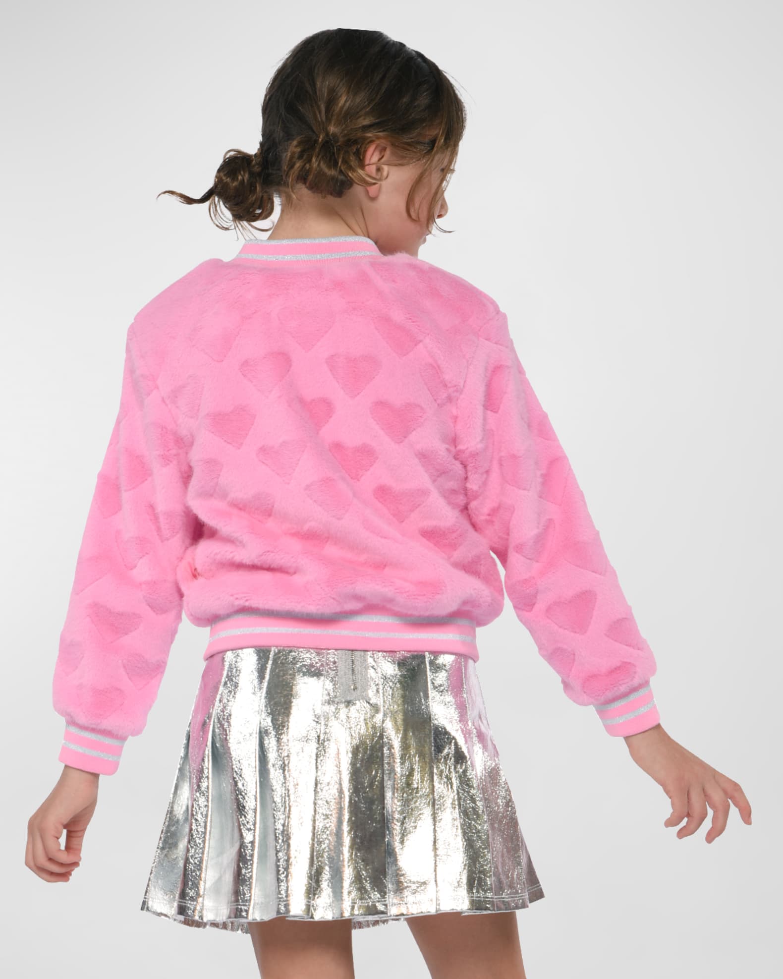 FBZ Girls Fancy Faux Fur Jacket