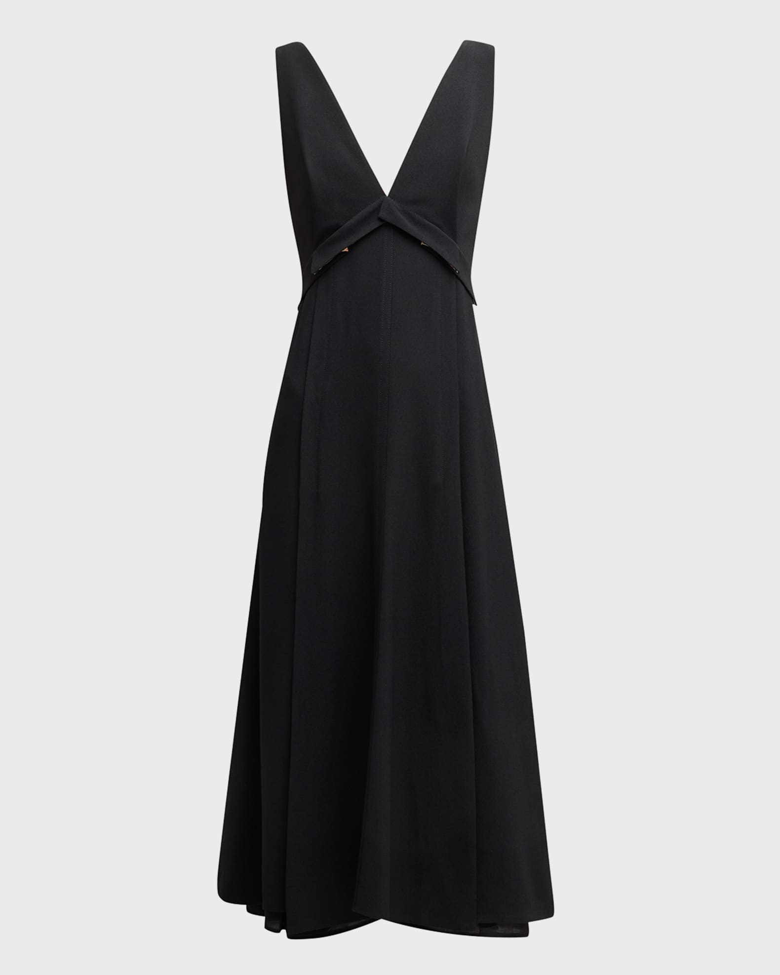 Proenza Schouler Women's Floral Inset Two-Tone Midi-Dress - Black - Size 6