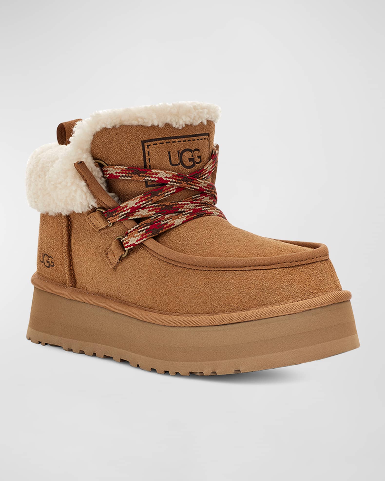 Ugg booties lace up 2025