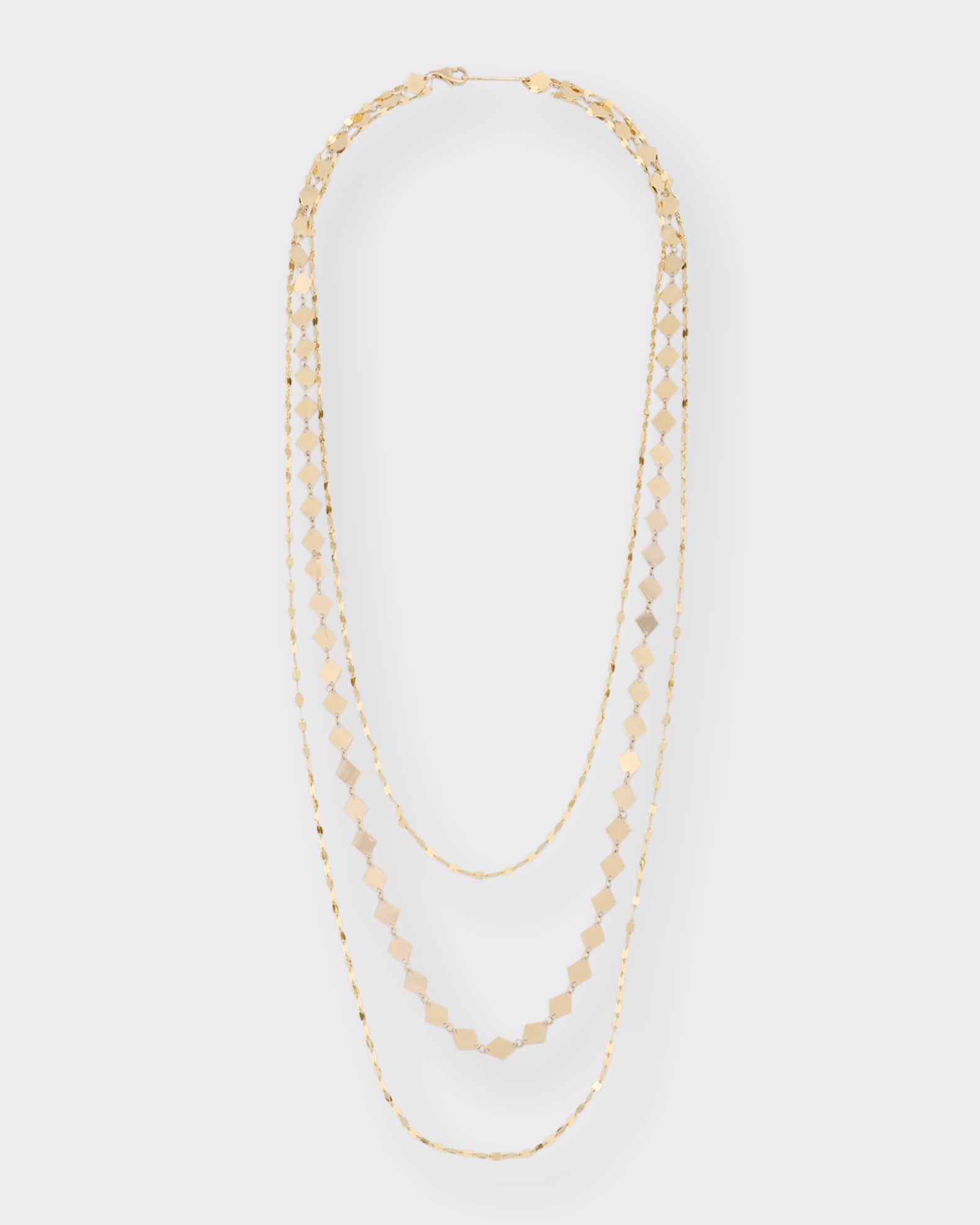 Laser Kite Remix 3-Strand Necklace  0